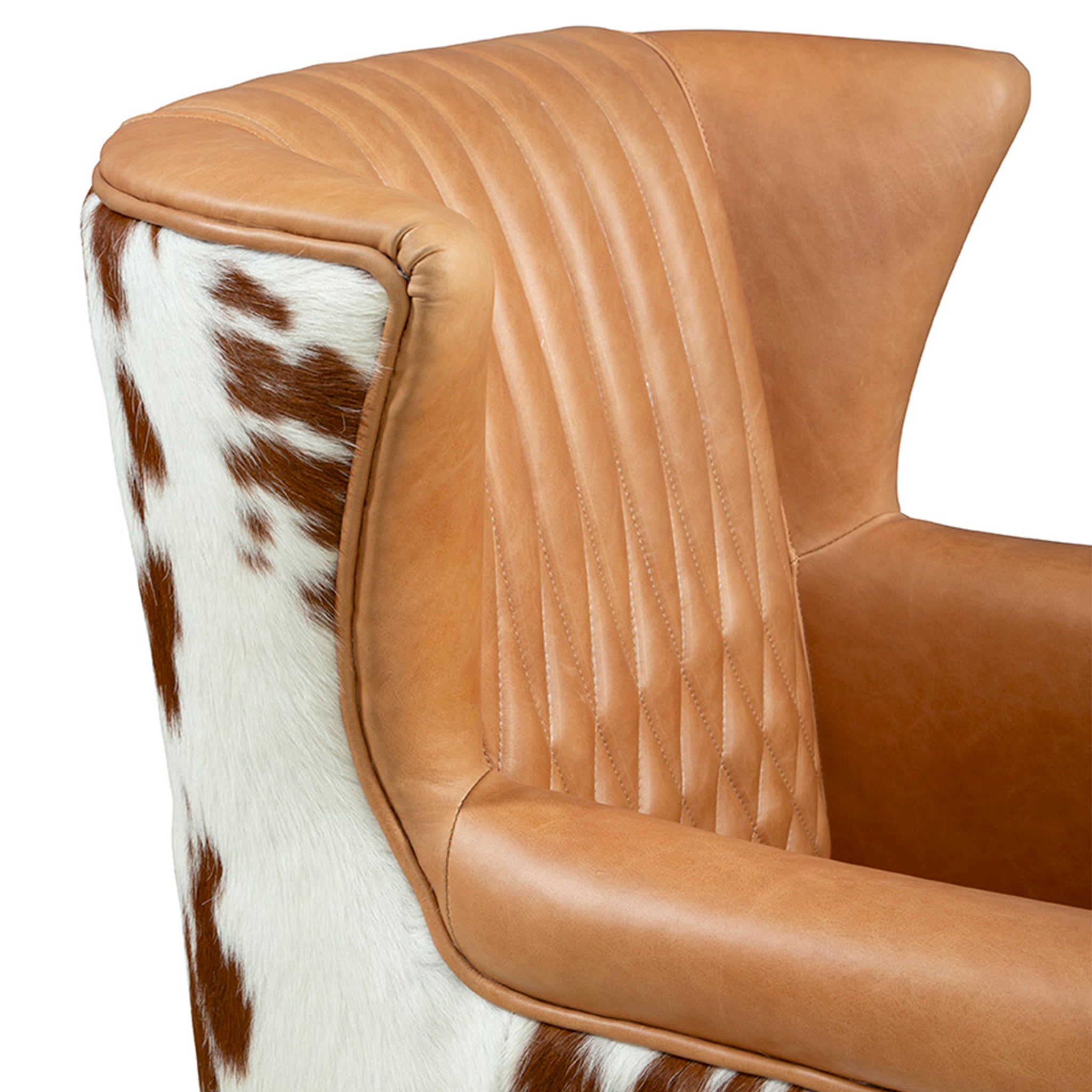 Amarillo Leather Hide Armchair