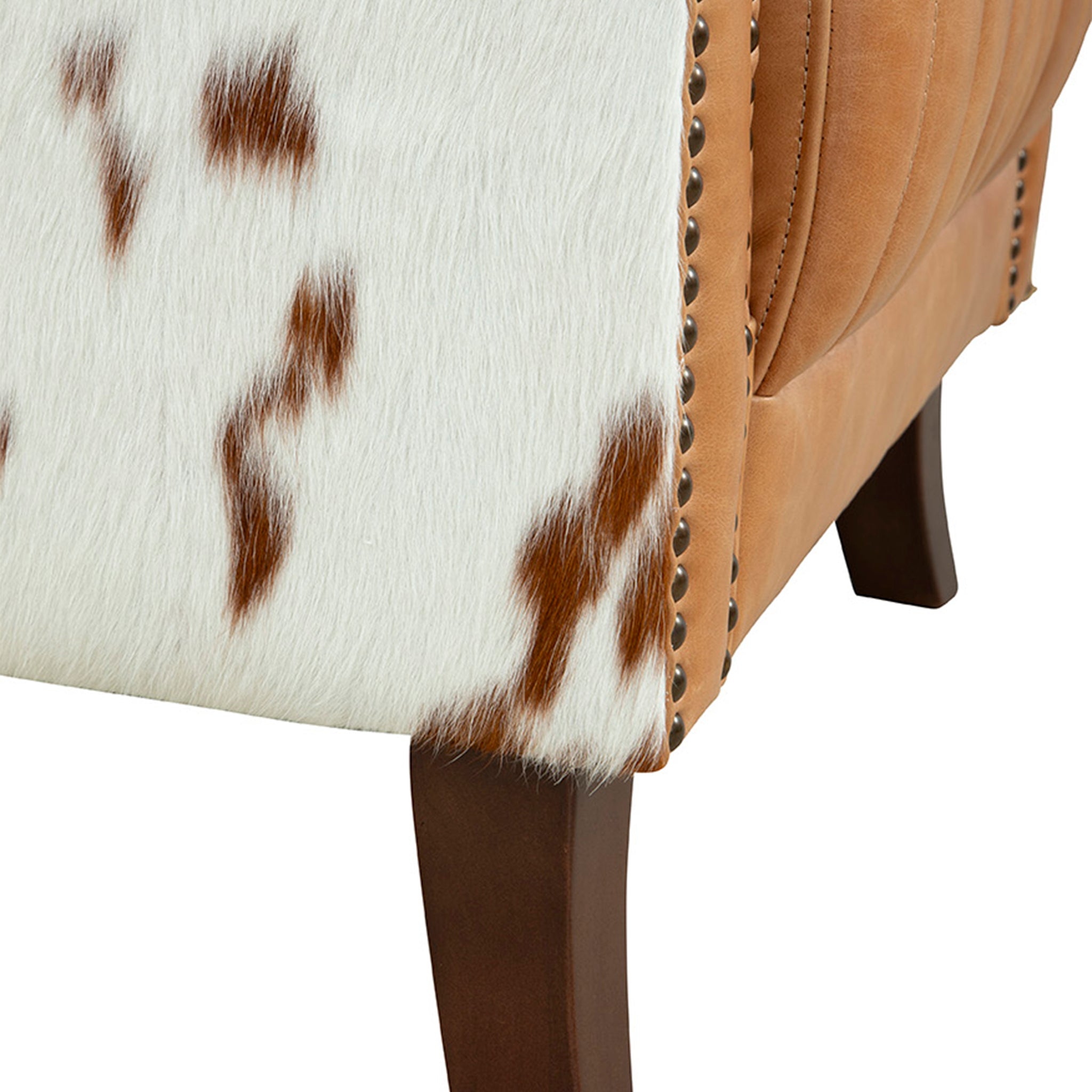 Amarillo Leather Hide Armchair