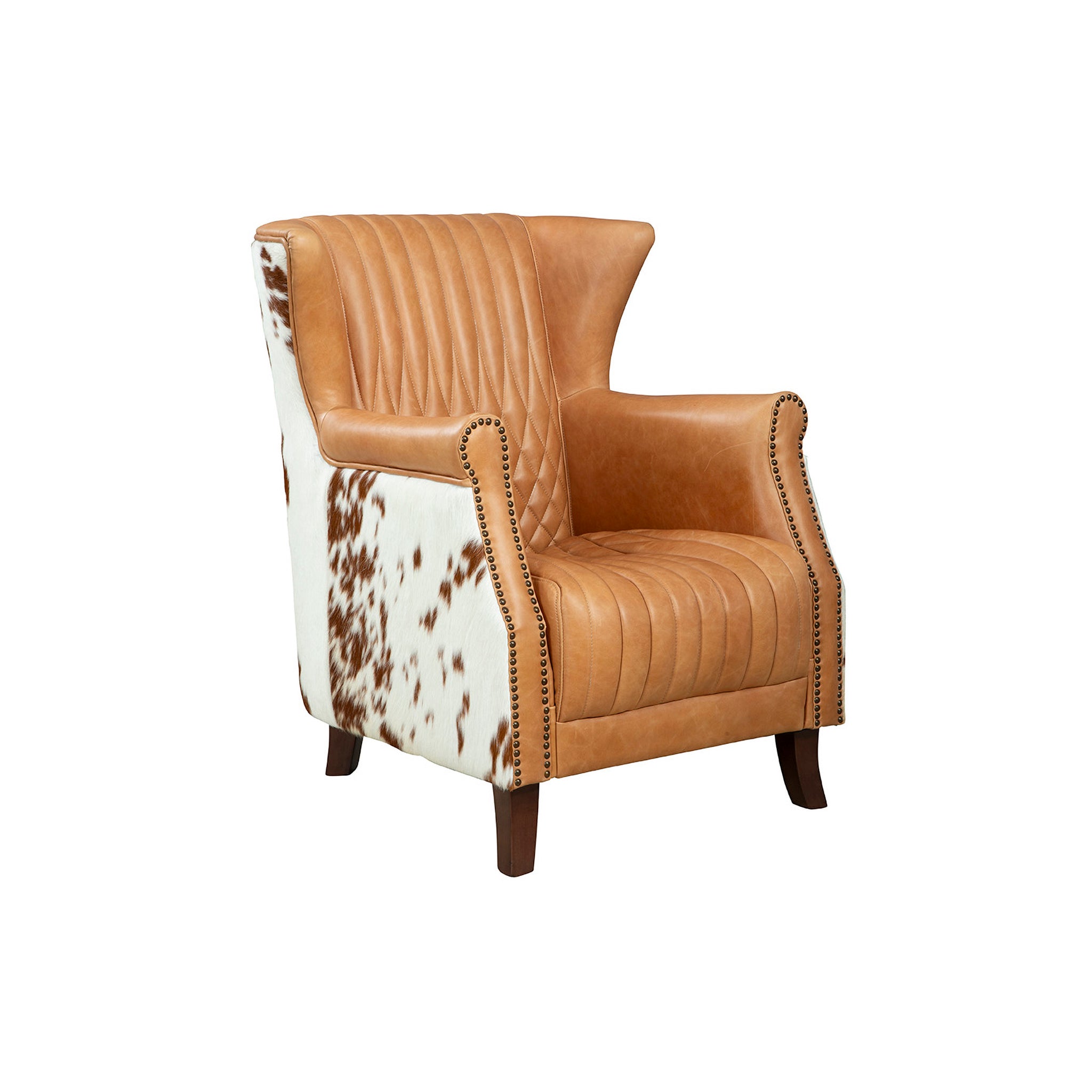 Amarillo Leather Hide Armchair