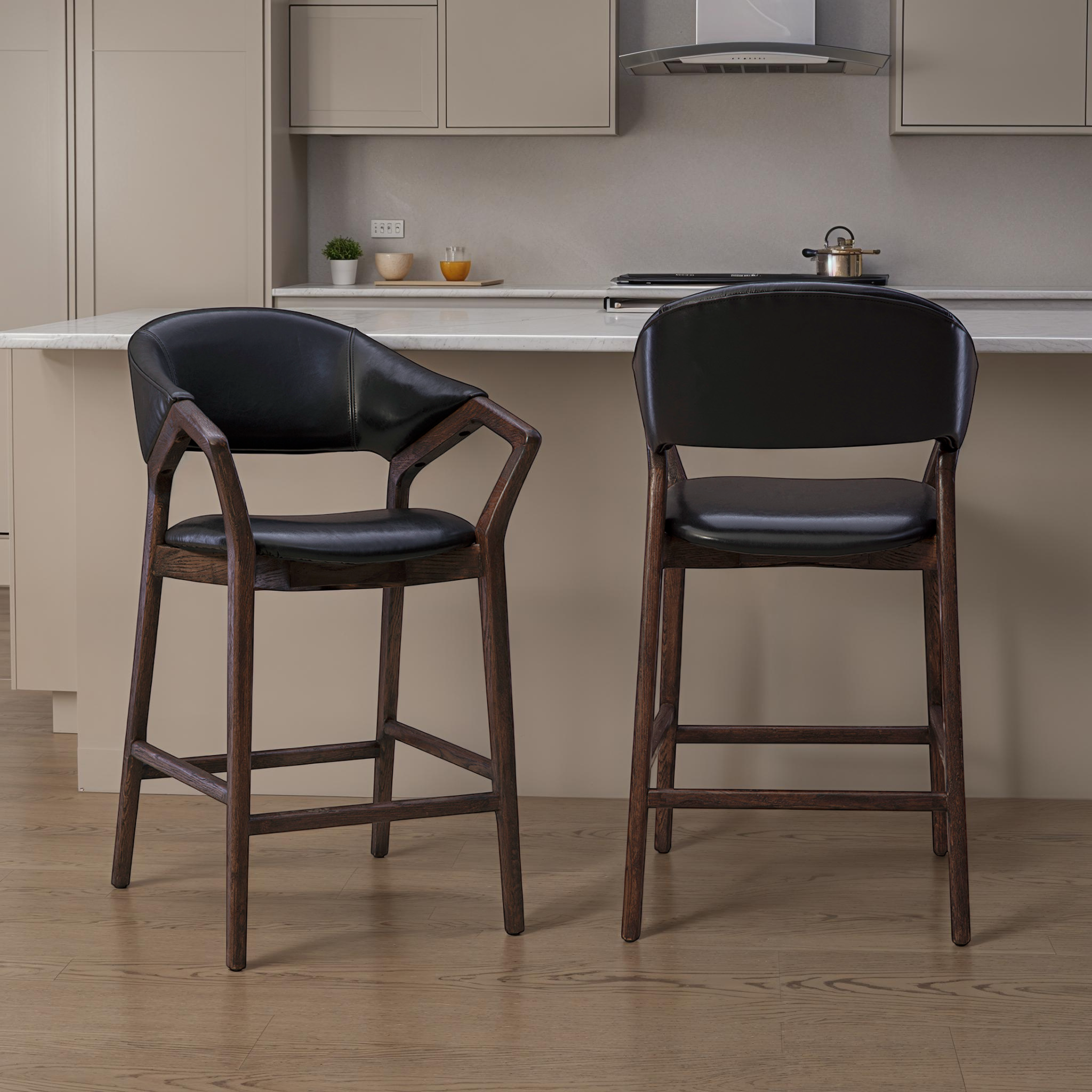 Anders Leather Counter Stool