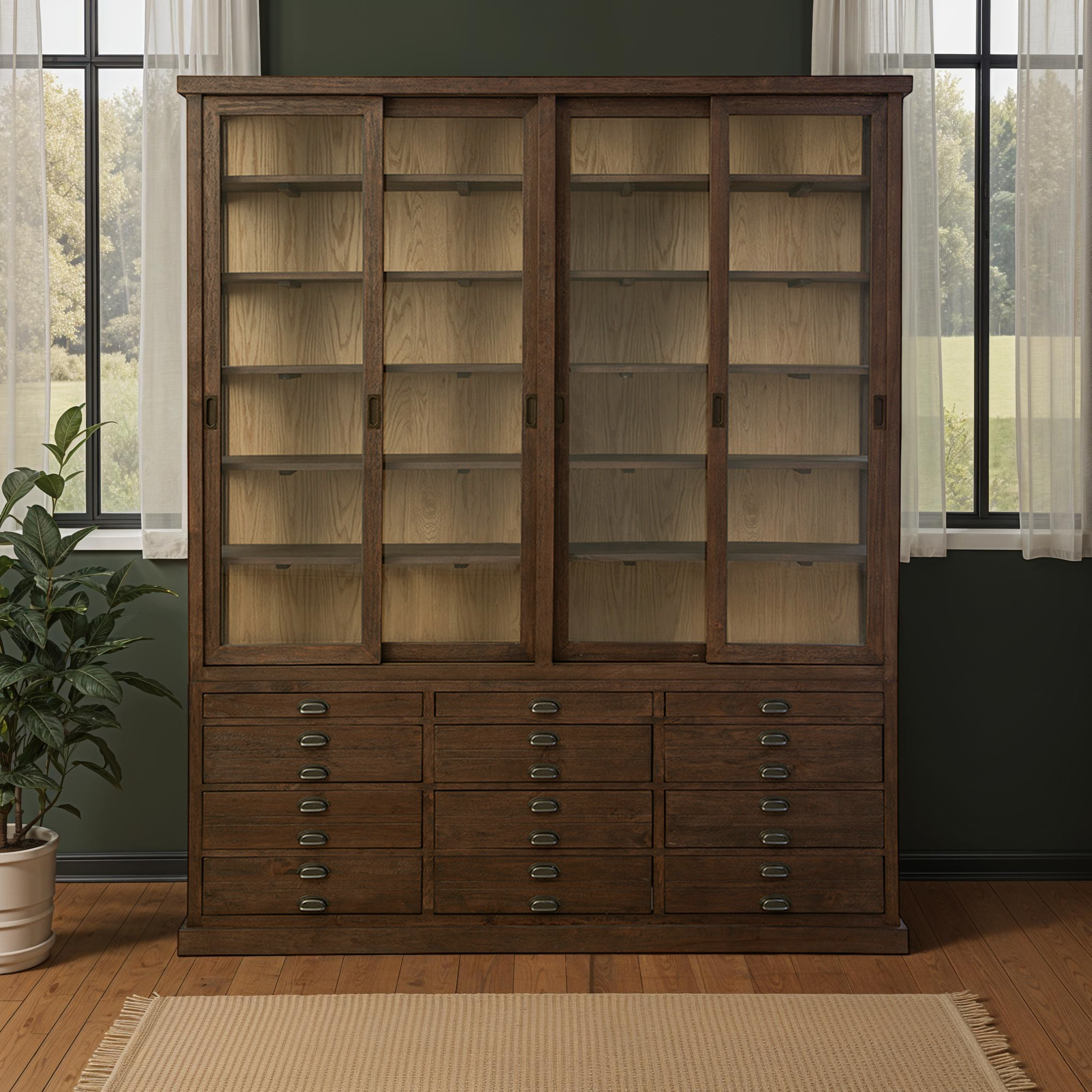 Ashford Oak Display Cabinet