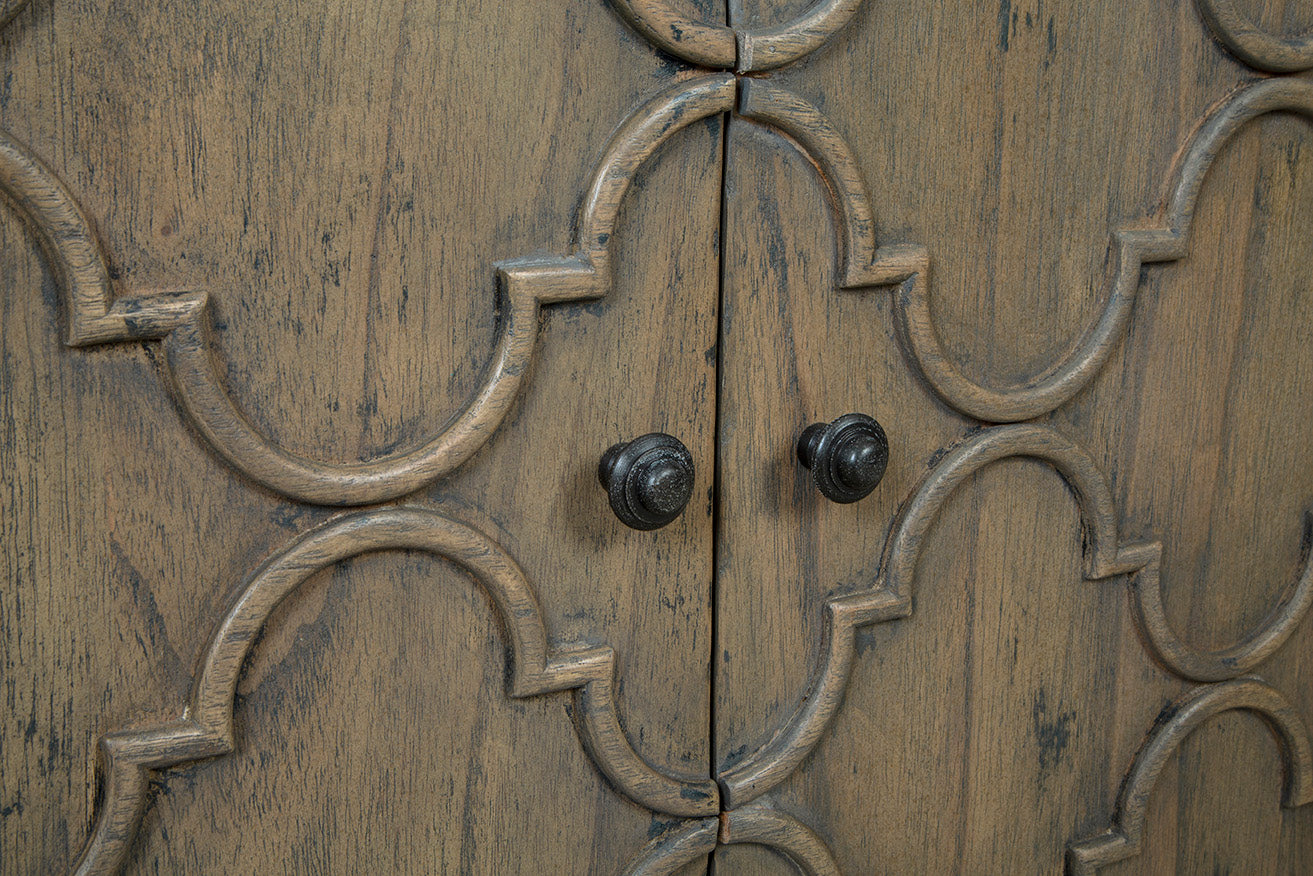 Braxton Carved Wood Sideboard