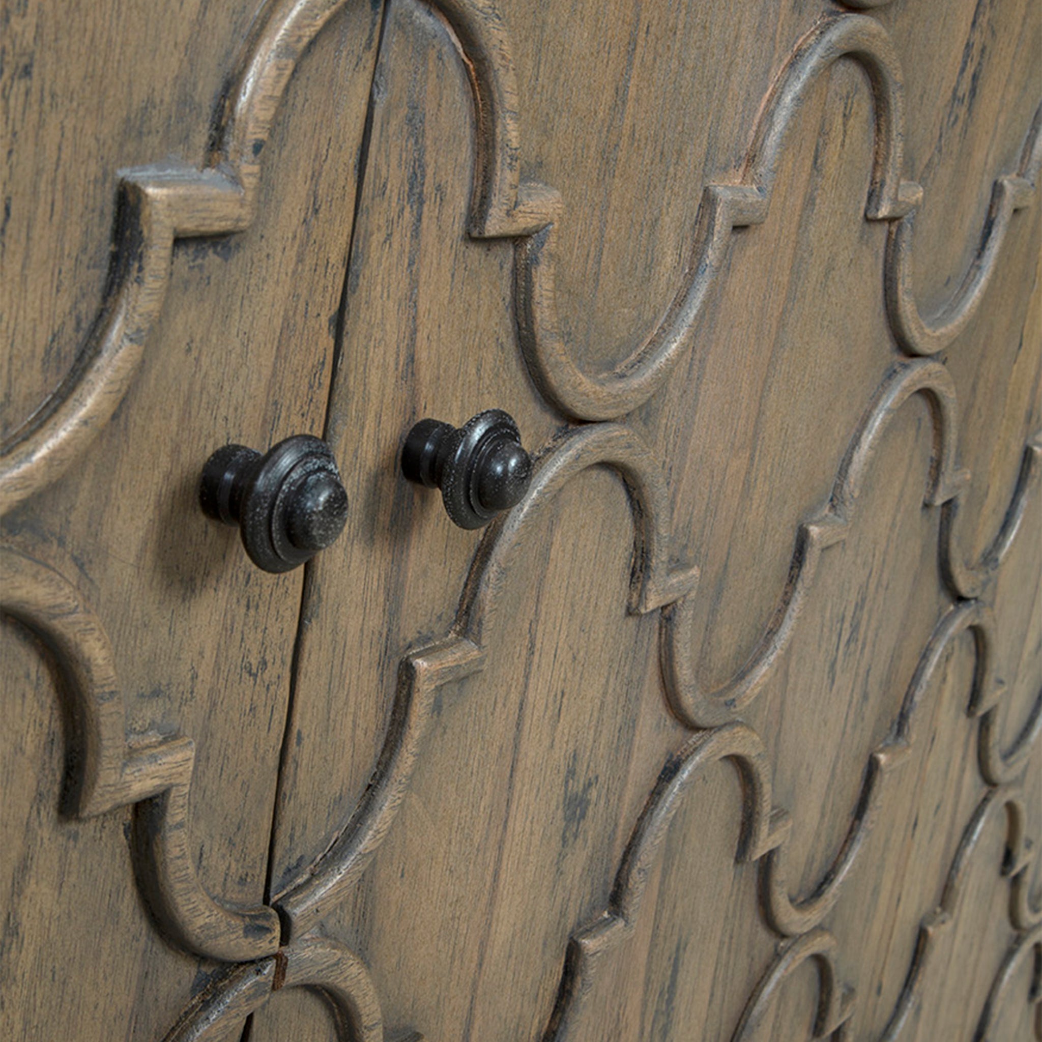 Braxton Carved Wood Sideboard