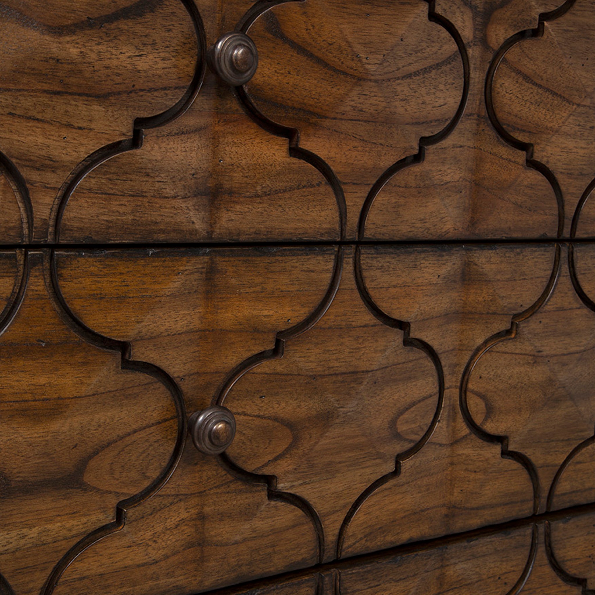 Marbella Carved Wood Chest