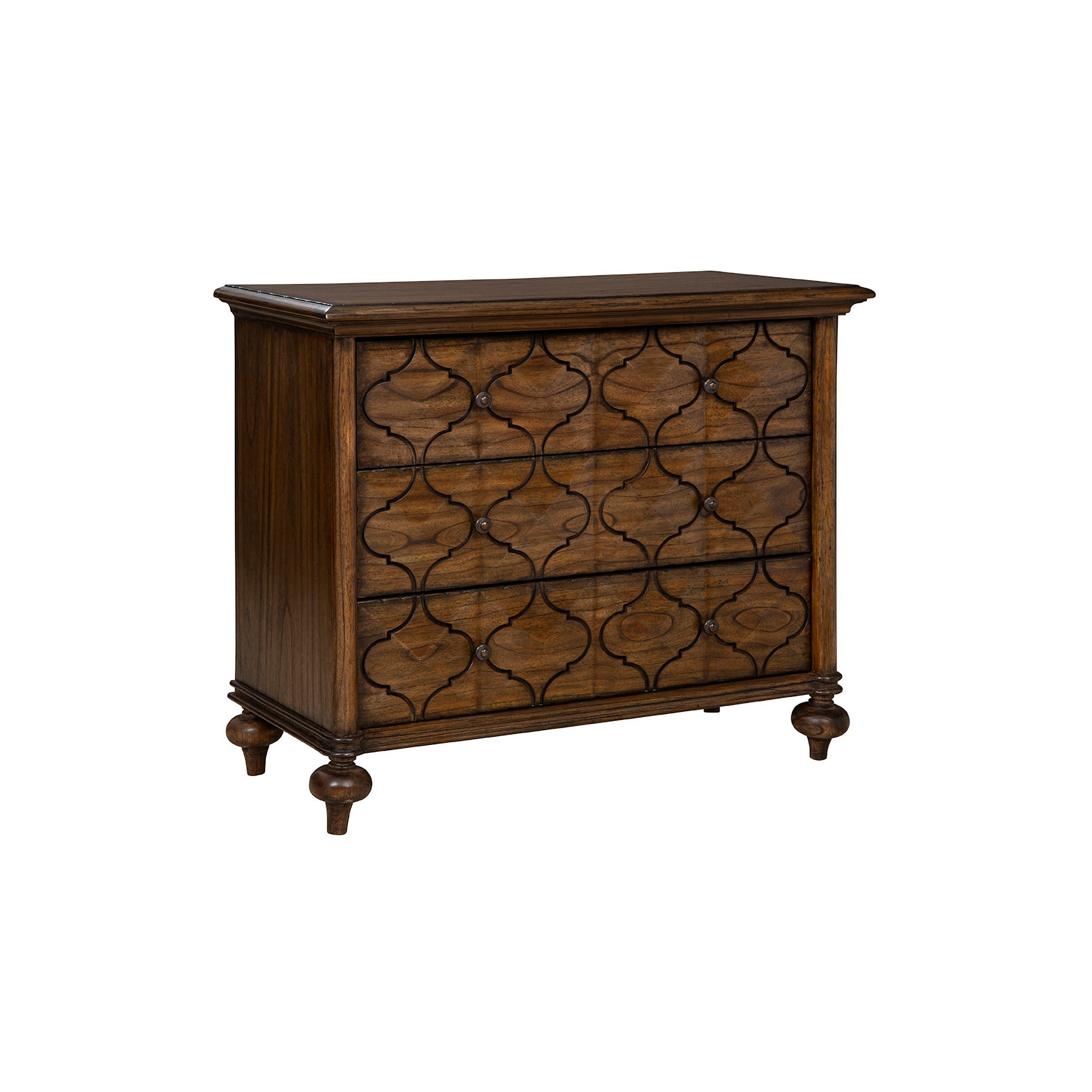 Marbella Carved Wood Chest