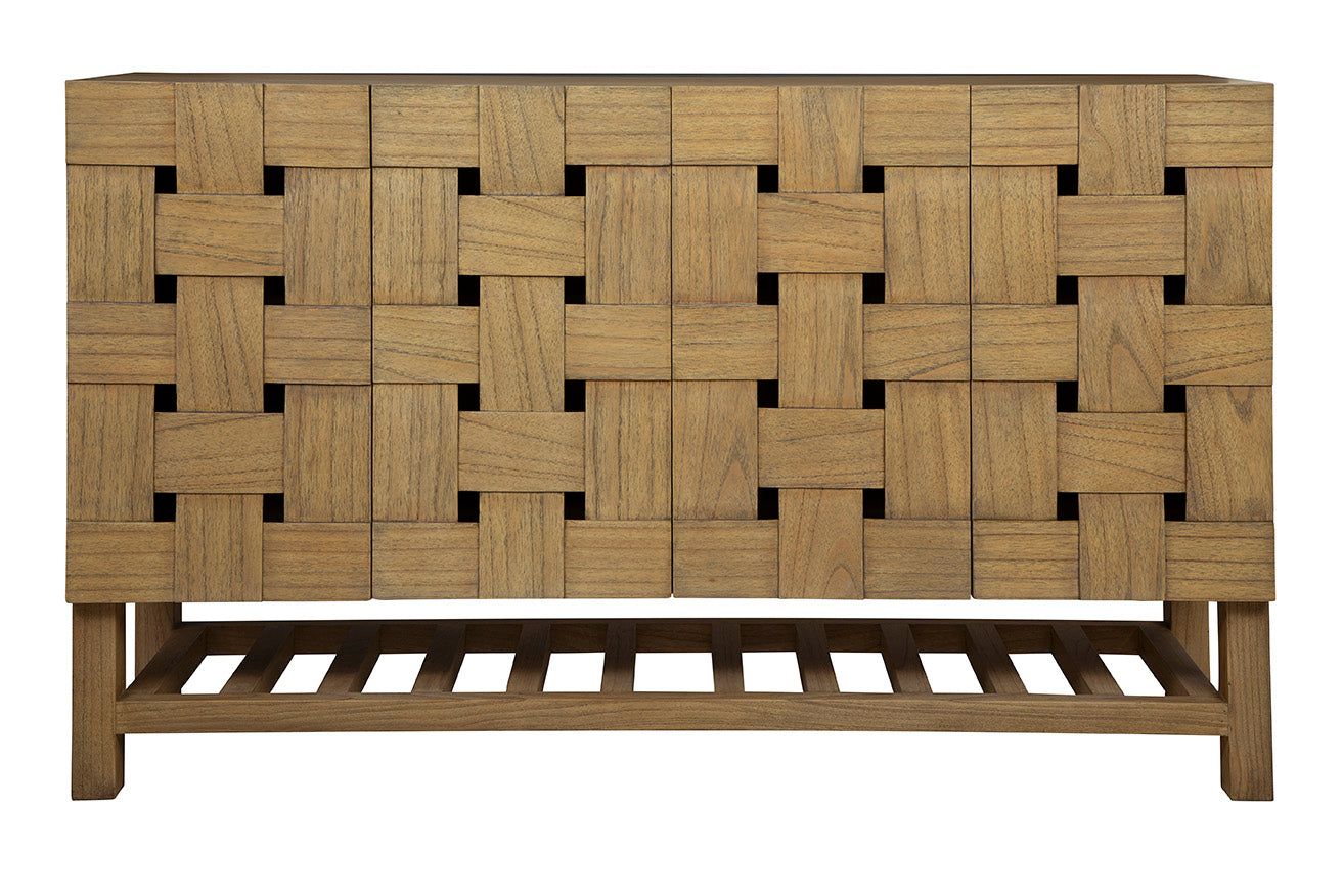 Sicilia Woven Wood Sideboard