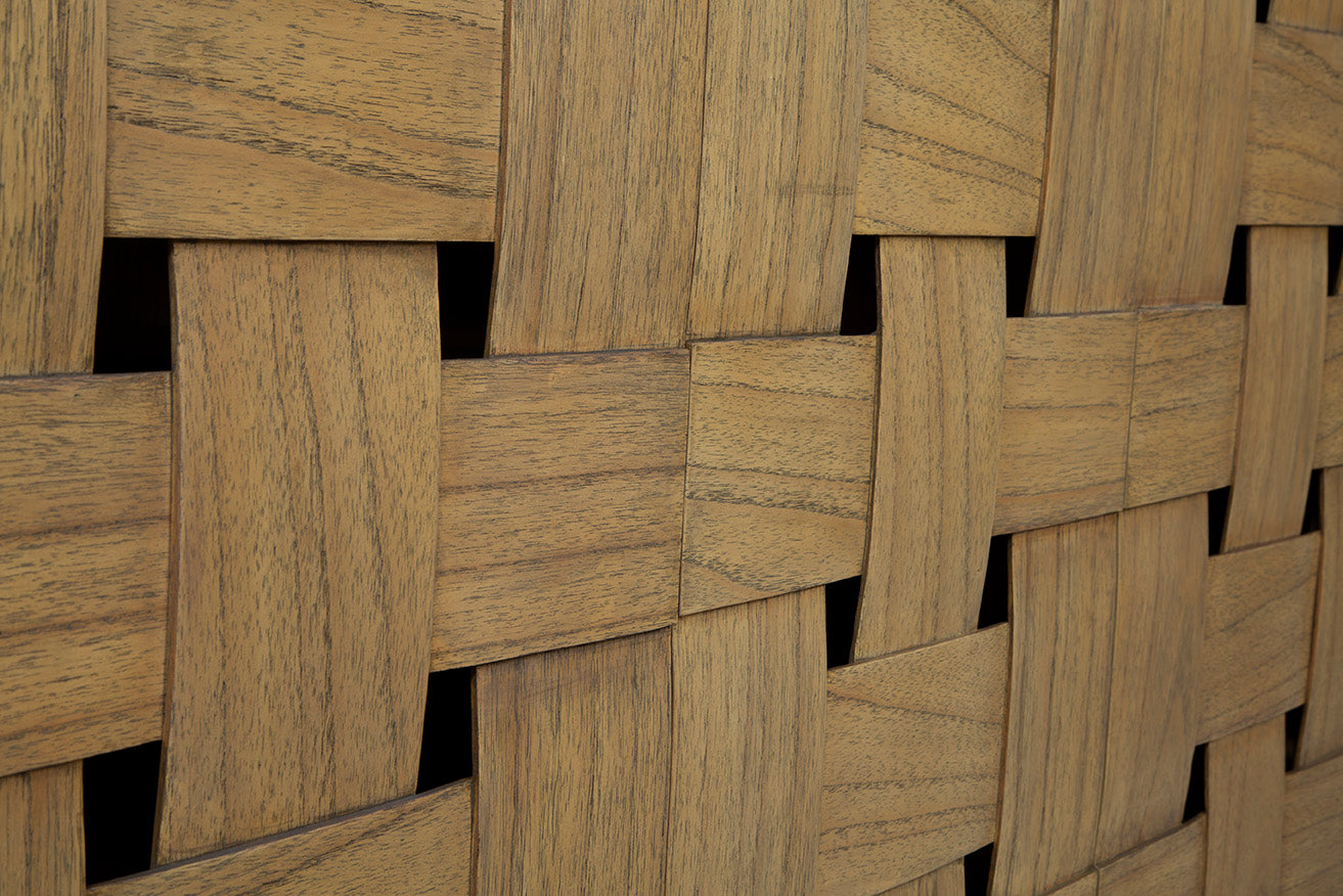 Sicilia Woven Wood Sideboard