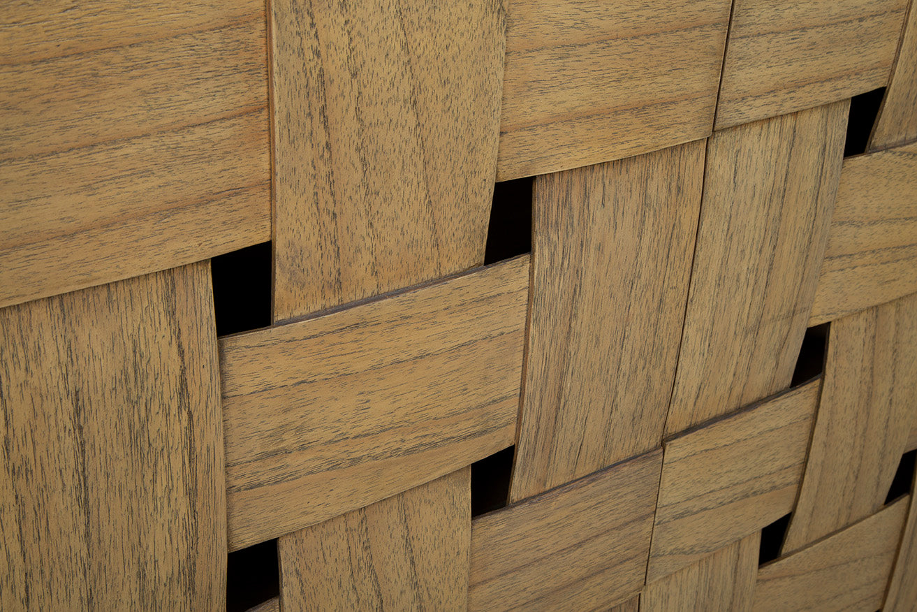Sicilia Woven Wood Sideboard
