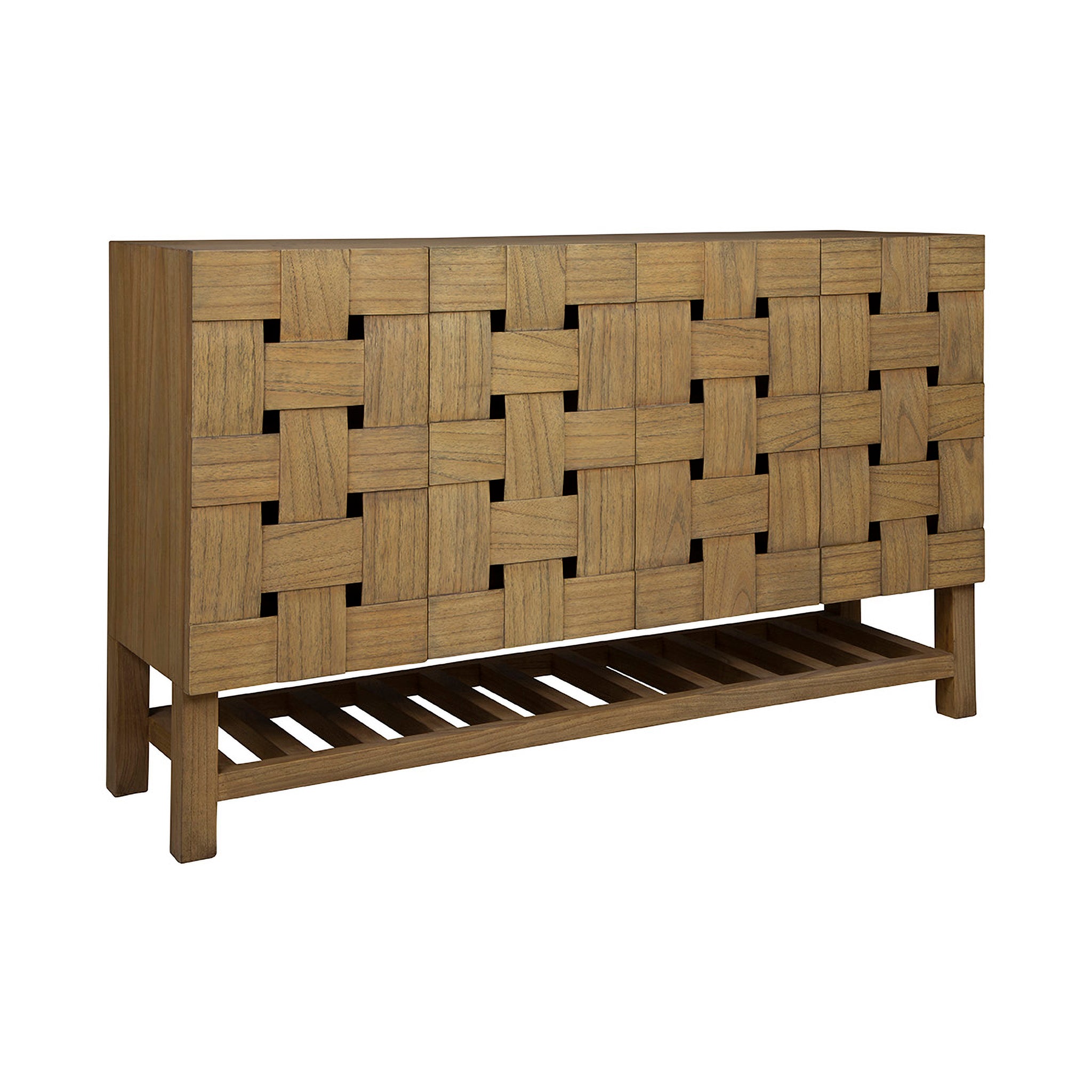 Sicilia Woven Wood Sideboard