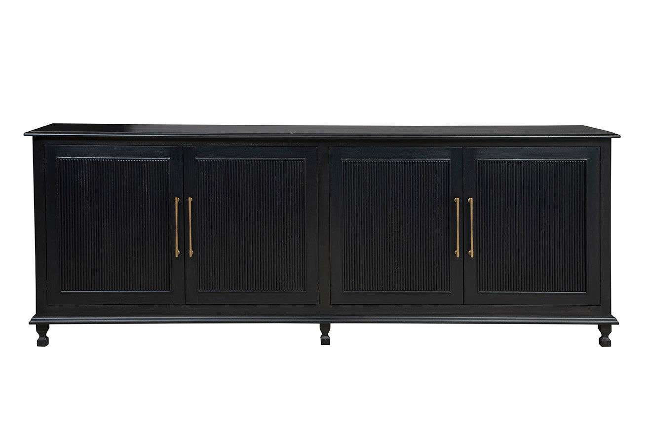 Sutton Black Wood Sideboard
