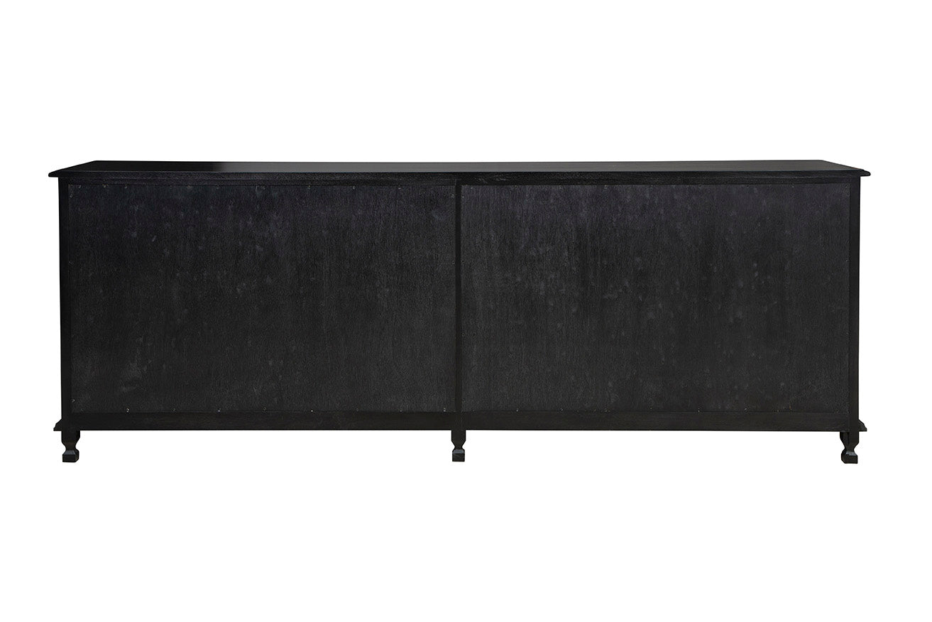 Sutton Black Wood Sideboard