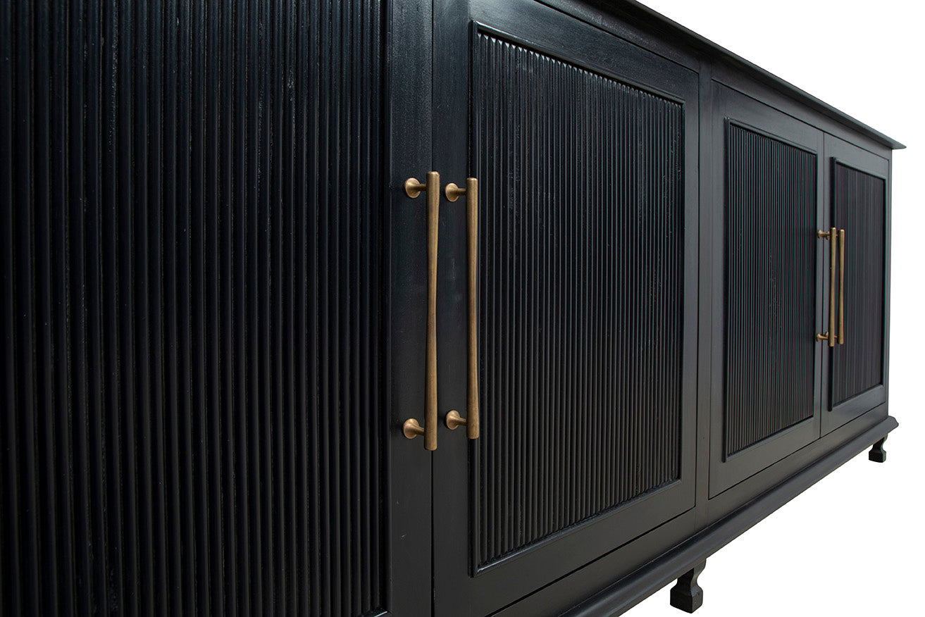 Sutton Black Wood Sideboard