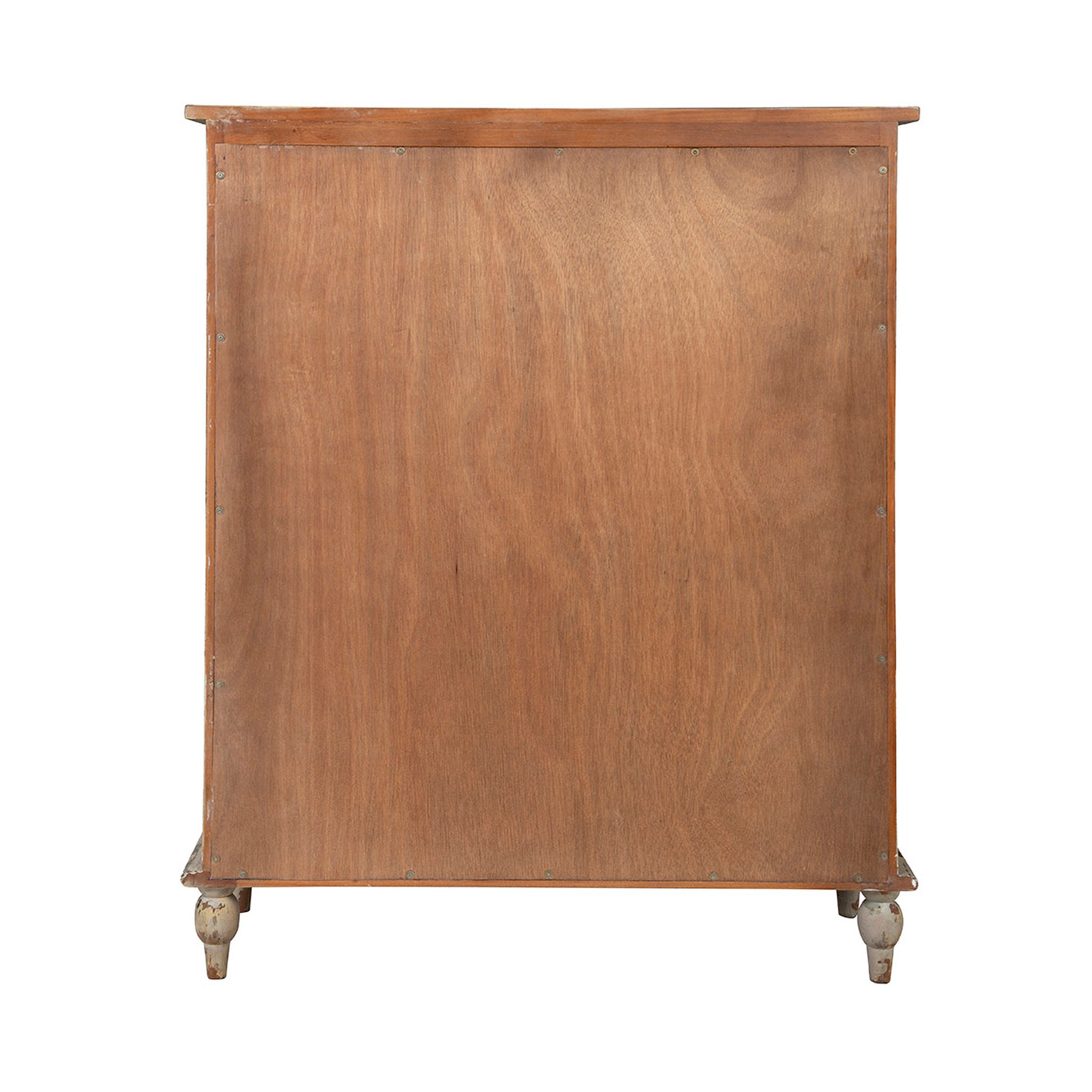 Rhys Distressed Wood Cabinet
