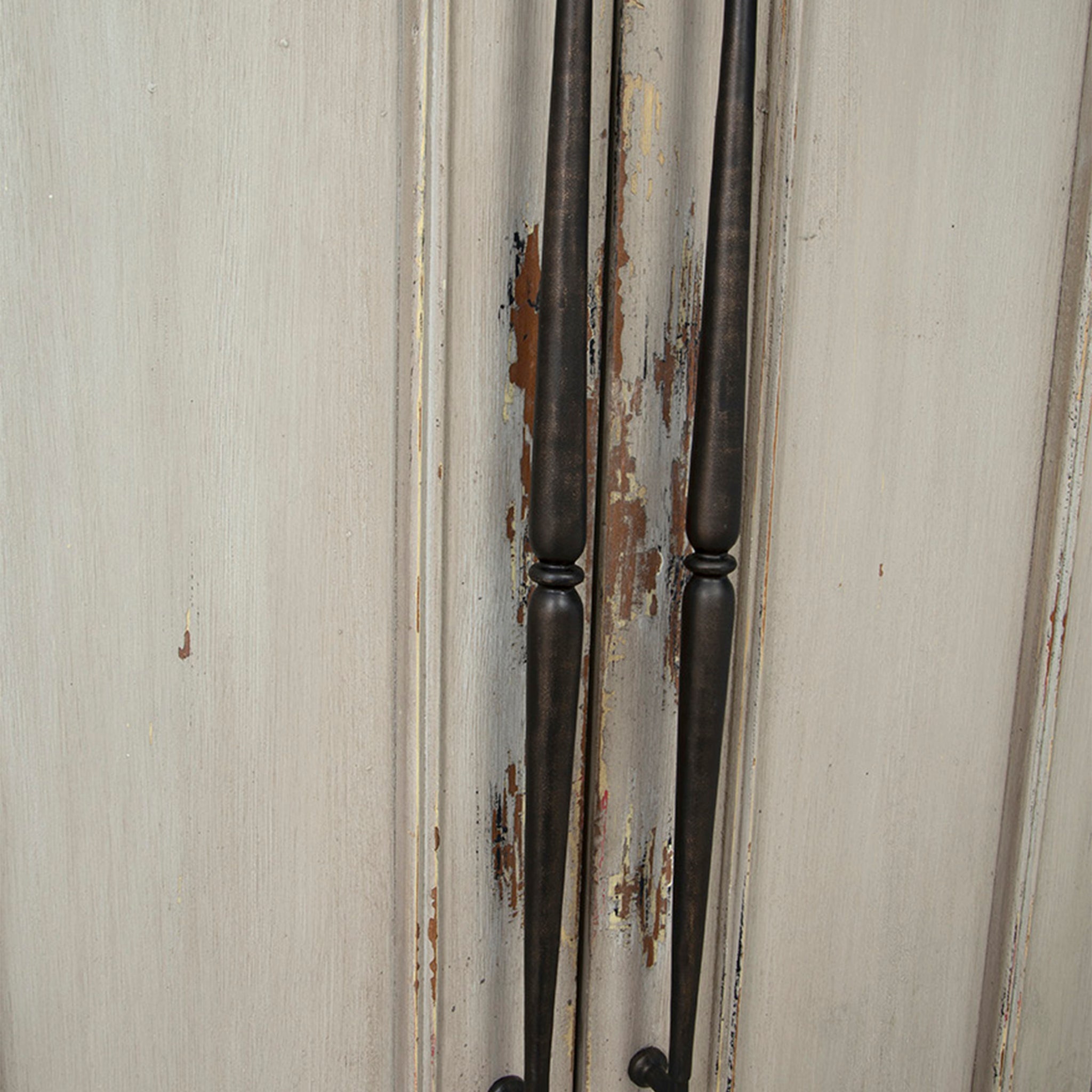 Rhys Distressed Wood Cabinet