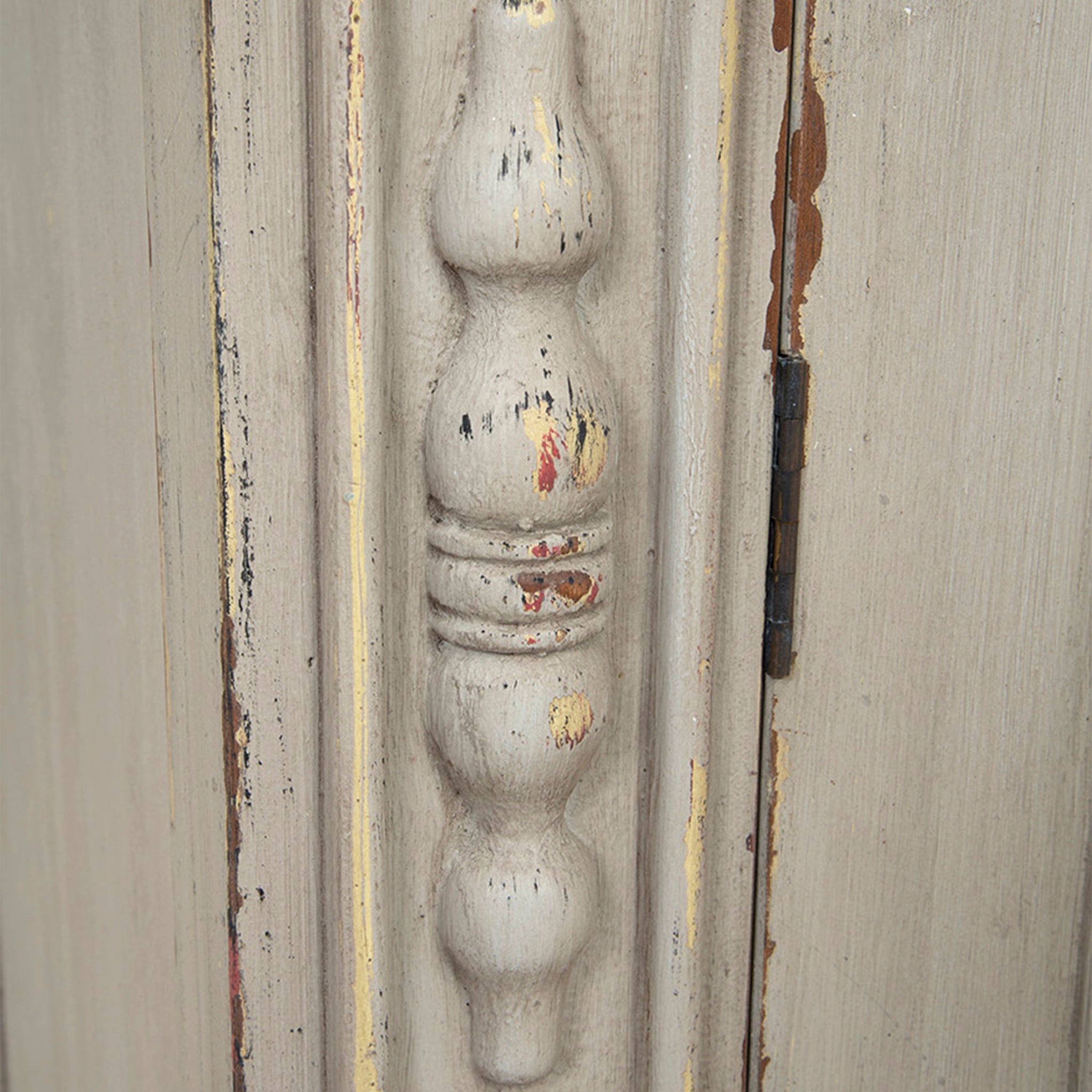 Rhys Distressed Wood Cabinet