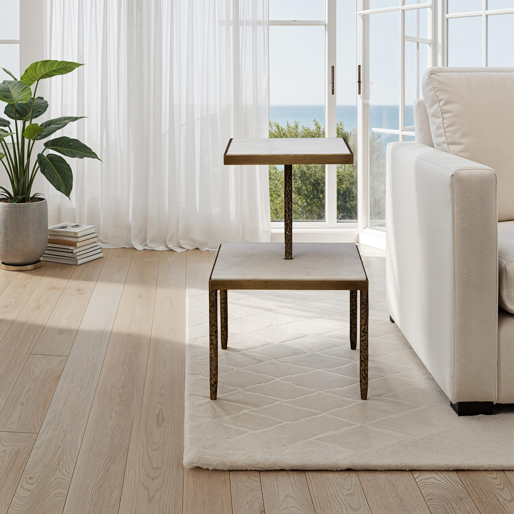 Etruscan Marble Side Table