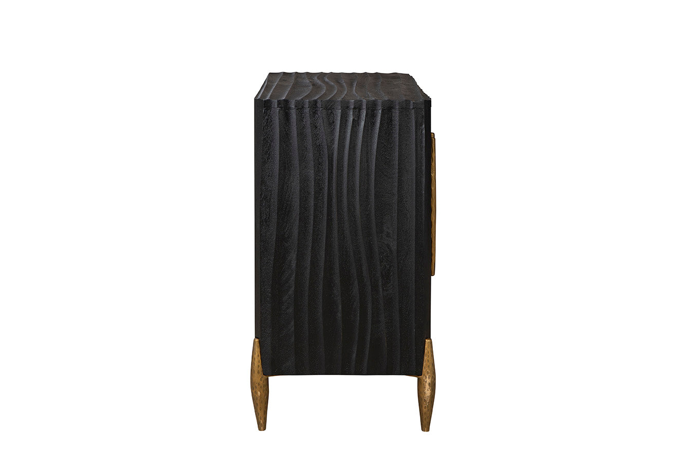 Dakar Carved Wood Sideboard