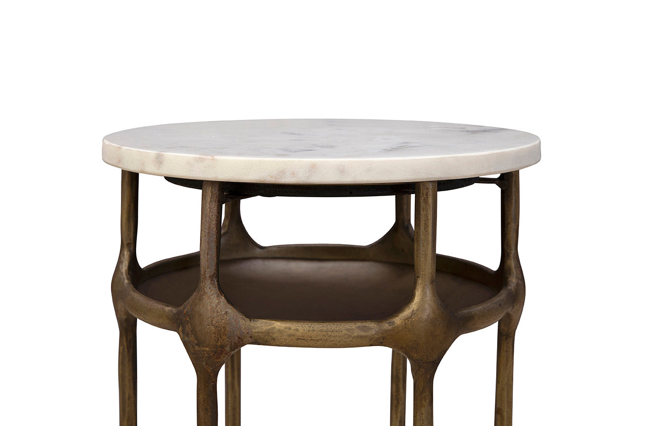Delphi Marble Top Side Table