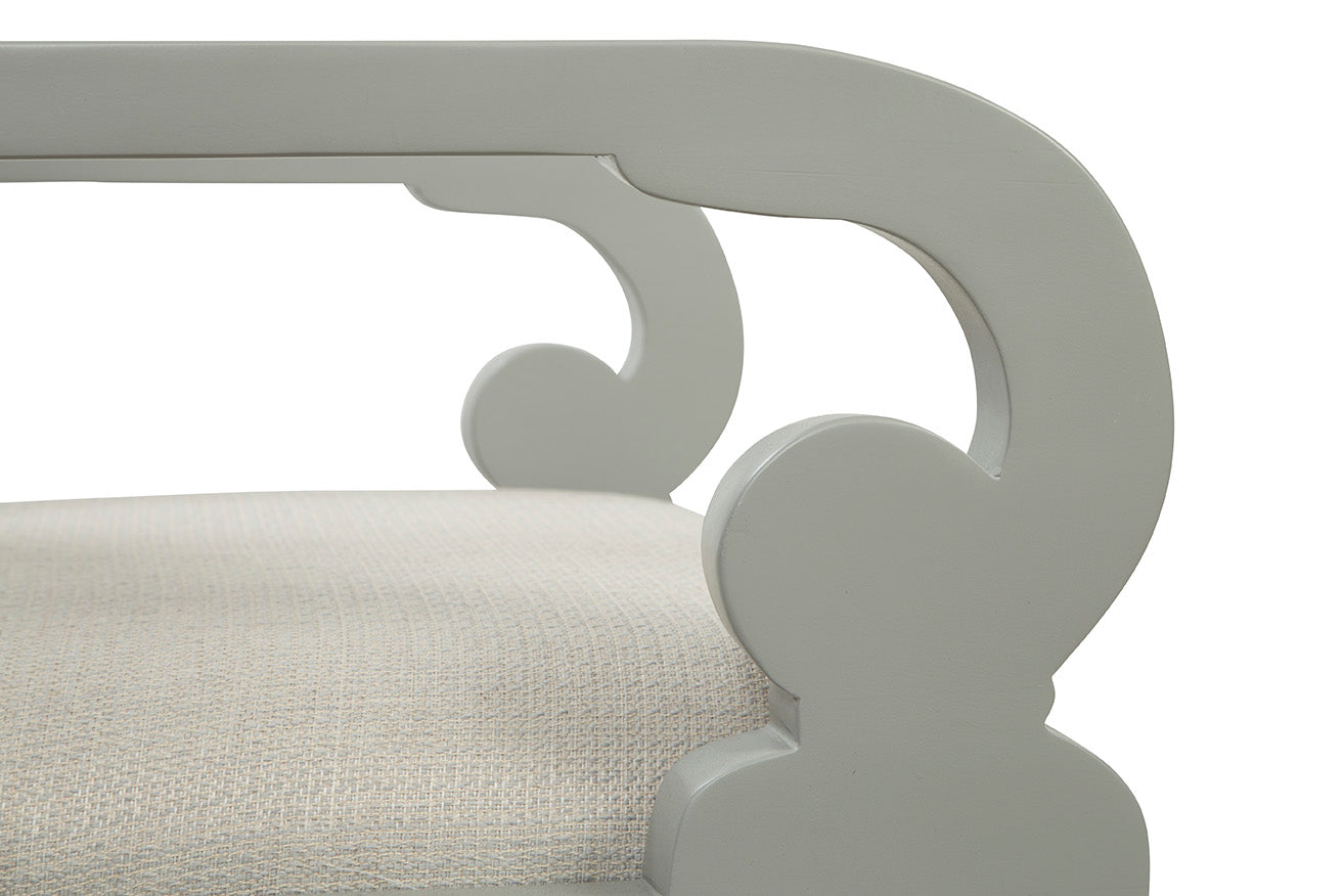 Morrigan Carved Wood Arm Chair