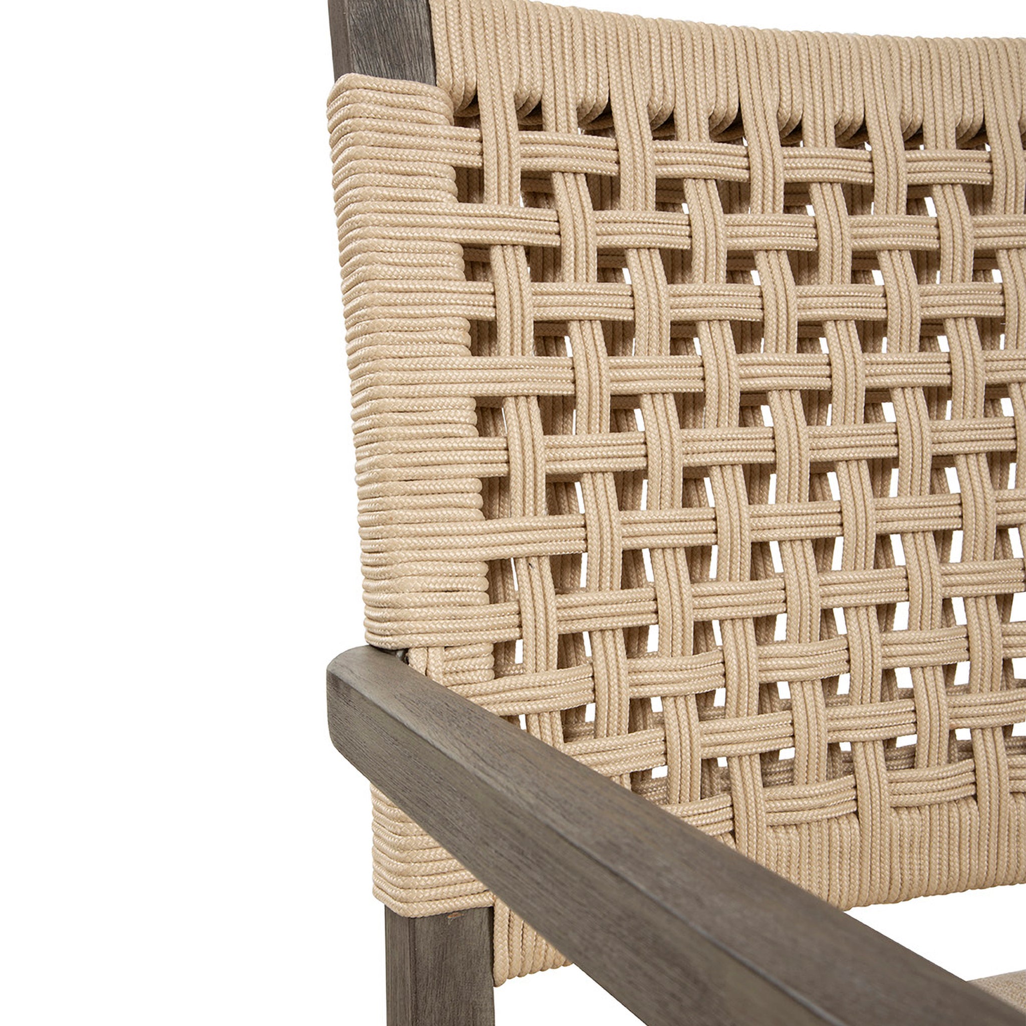 Saluzzo Woven Rope Arm Chair