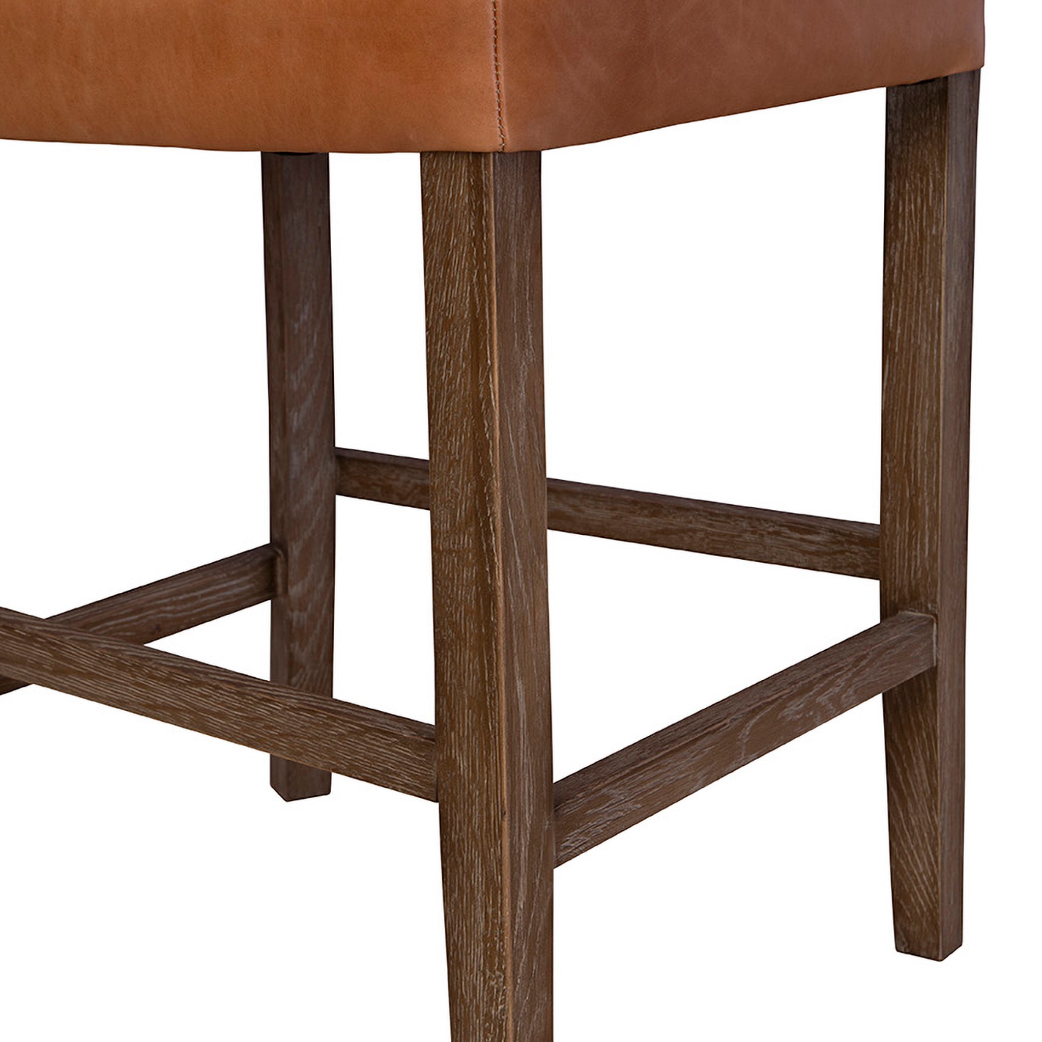 Tavira Leather Counter Stool