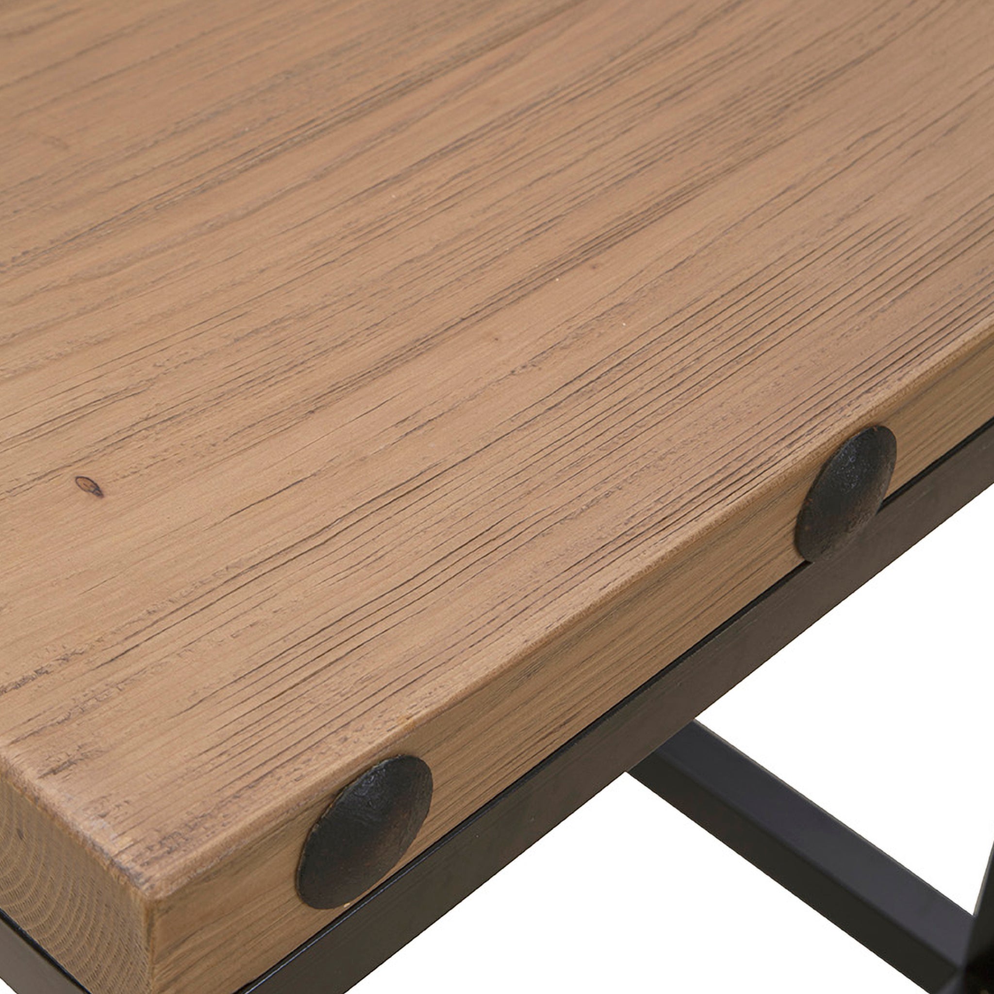 Terlizzi Wood and Iron Stool