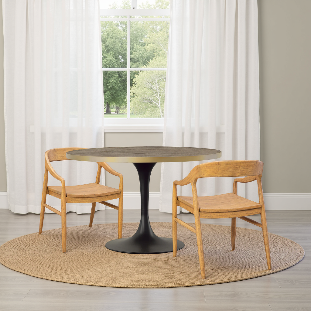 Avellino Solid Wood Arm Chair