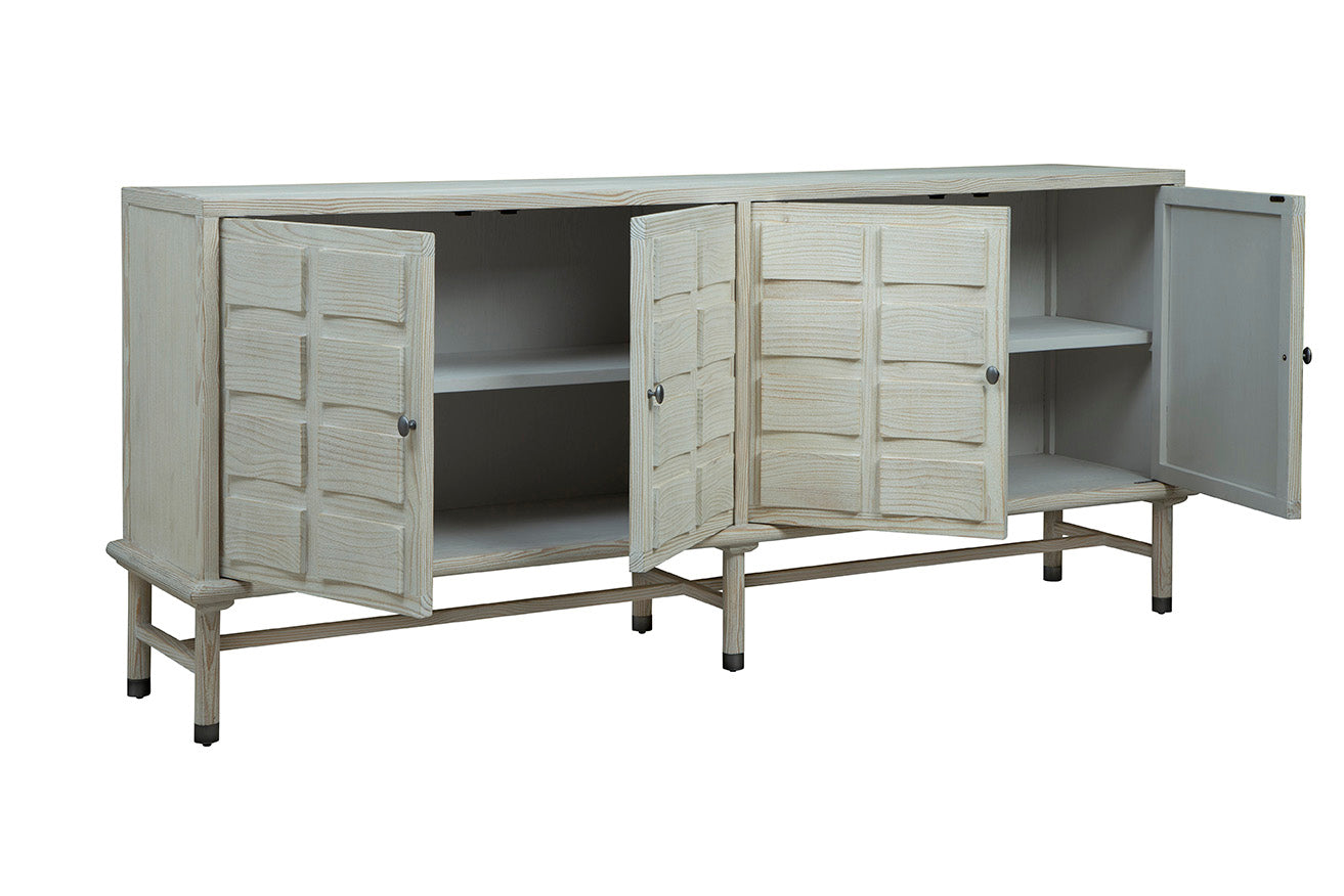 Forli Carved Wood Sideboard