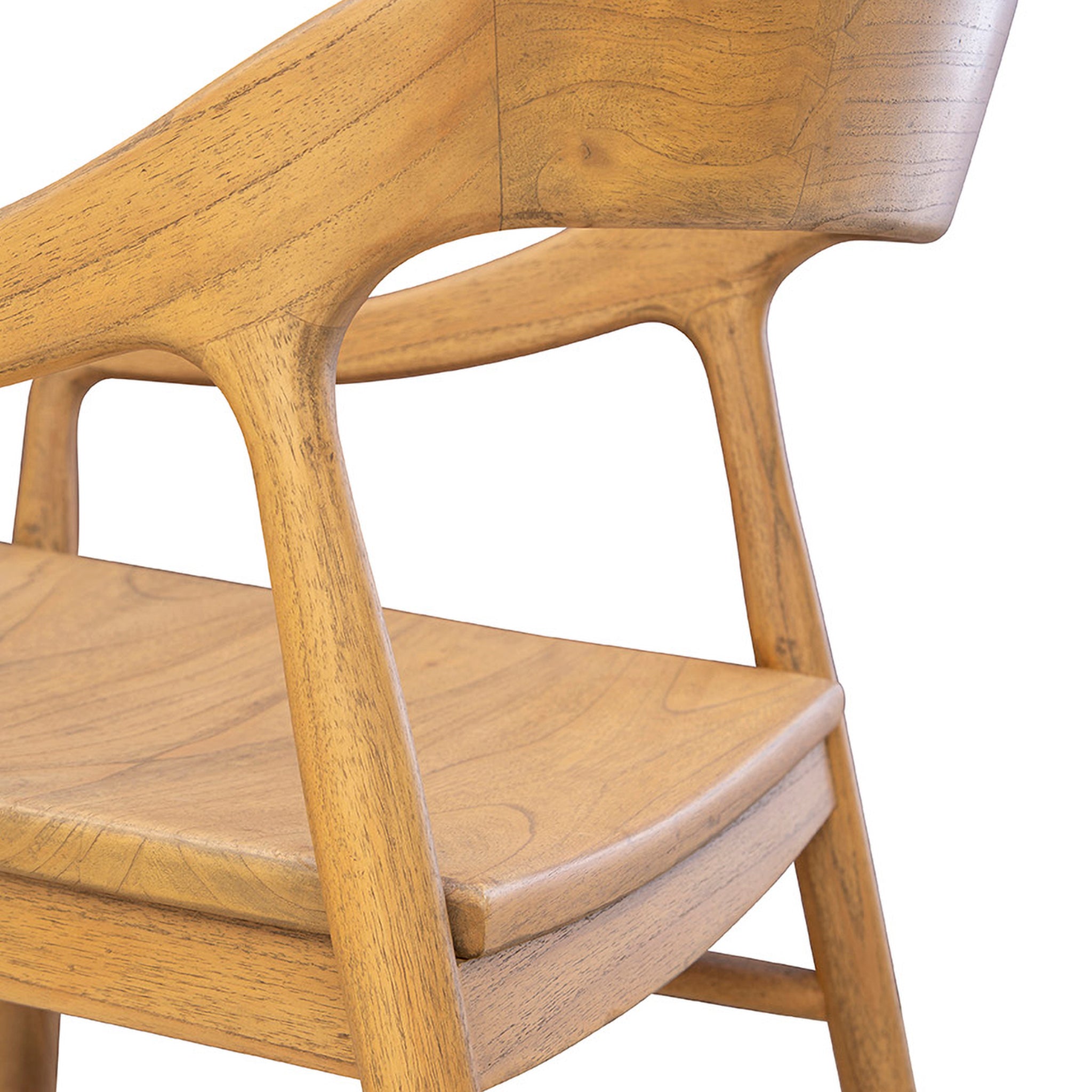 Avellino Solid Wood Arm Chair