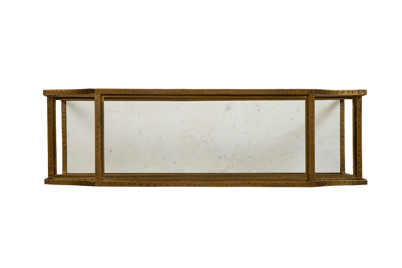 Altamura Metal and Marble Console