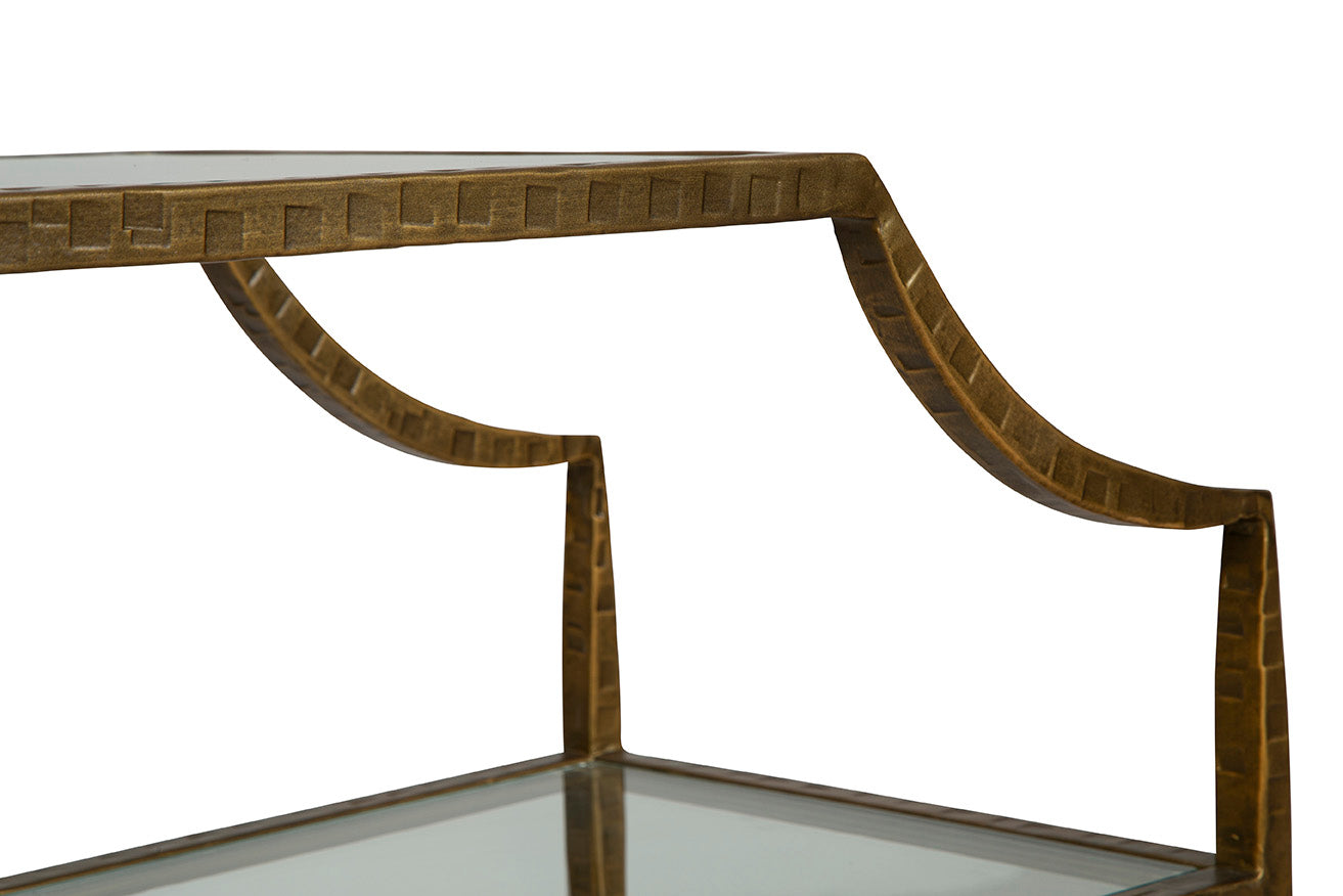 Altamura Metal and Marble Console