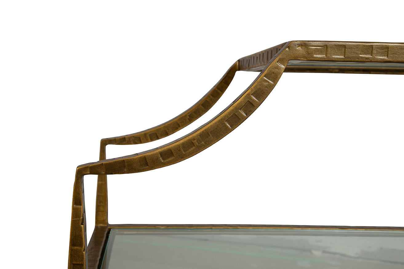 Altamura Metal and Marble Console