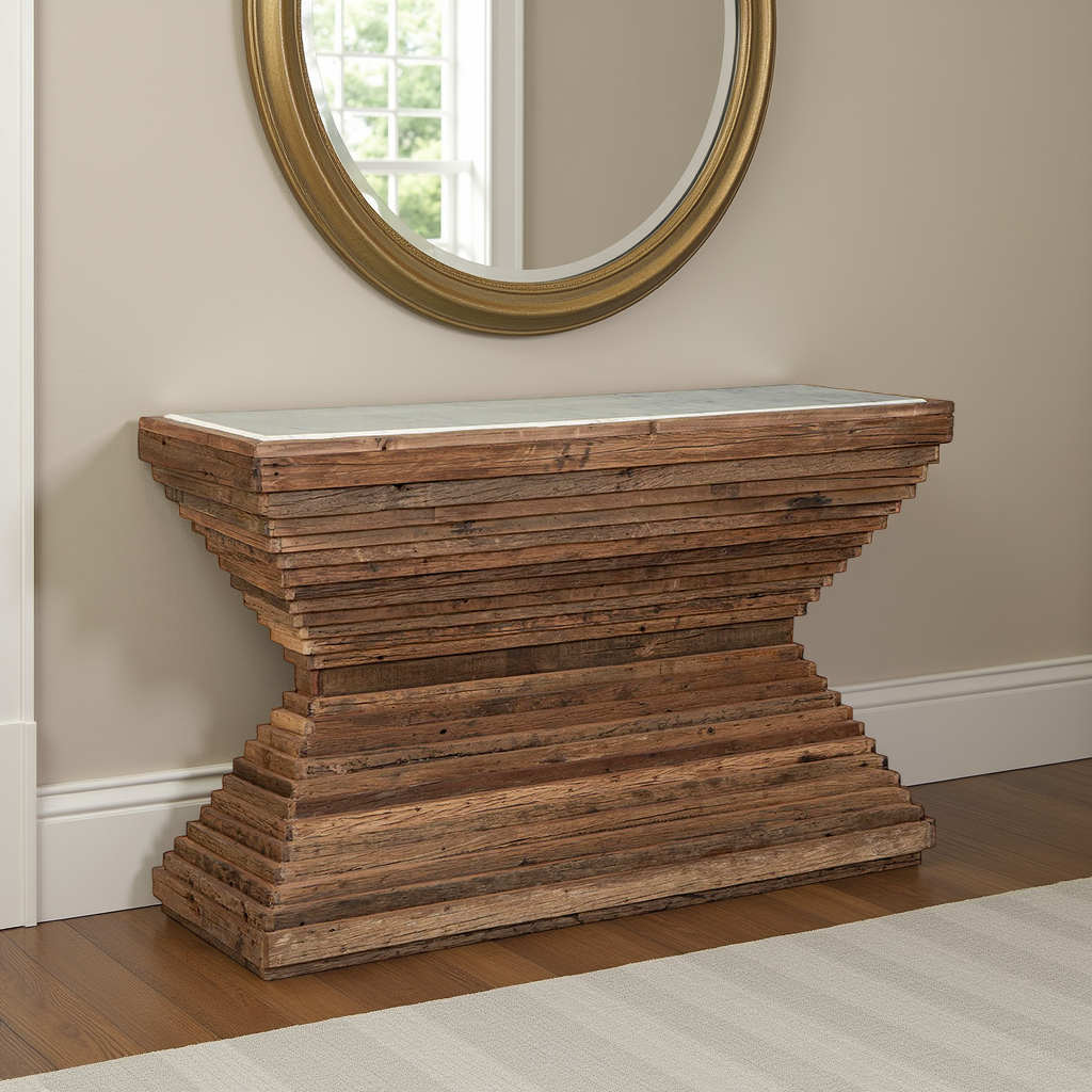 Bari Reclaimed Wood Console