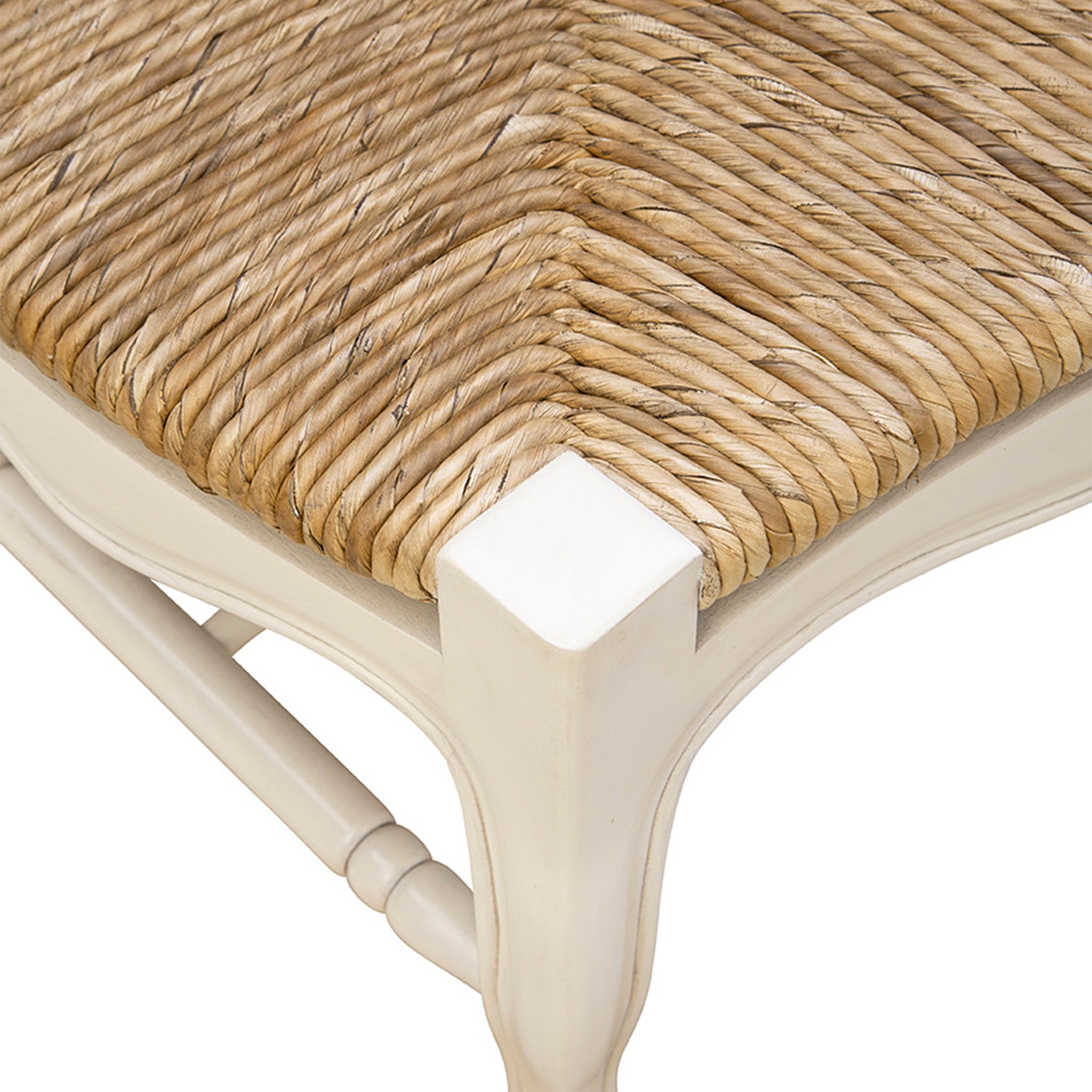 Aubigny Rush Seat Bench