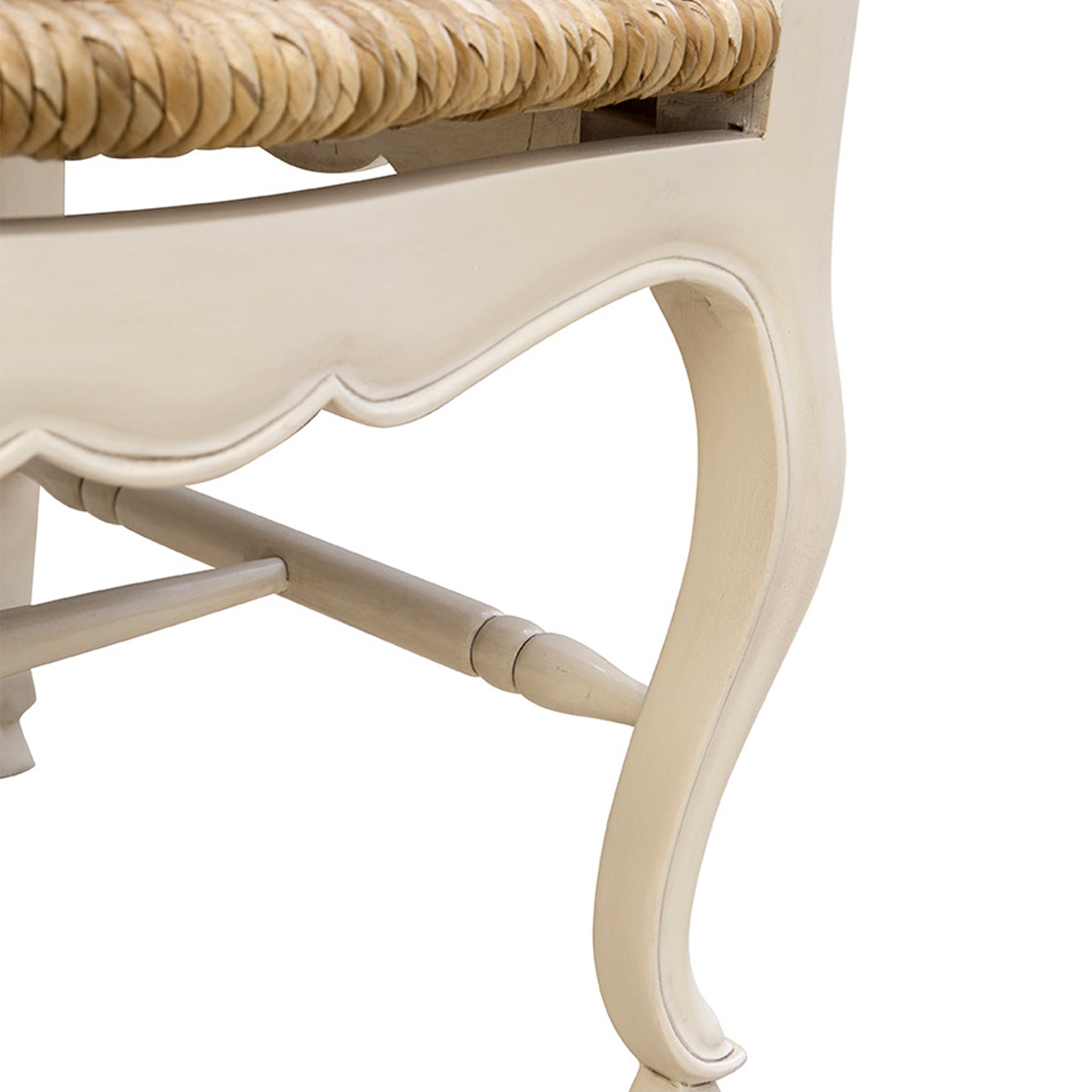 Aubigny Rush Seat Bench