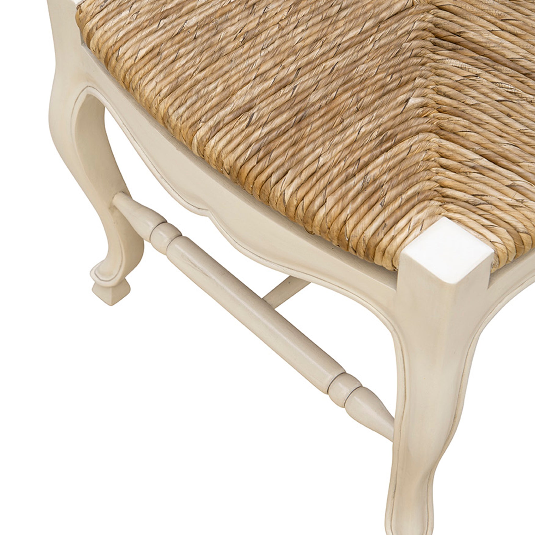 Aubigny Rush Seat Bench