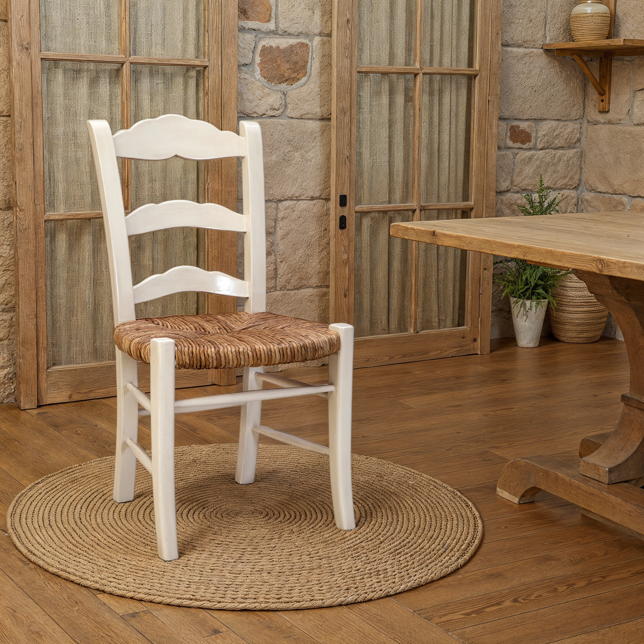 Brienne Rush Seat Dining Chair