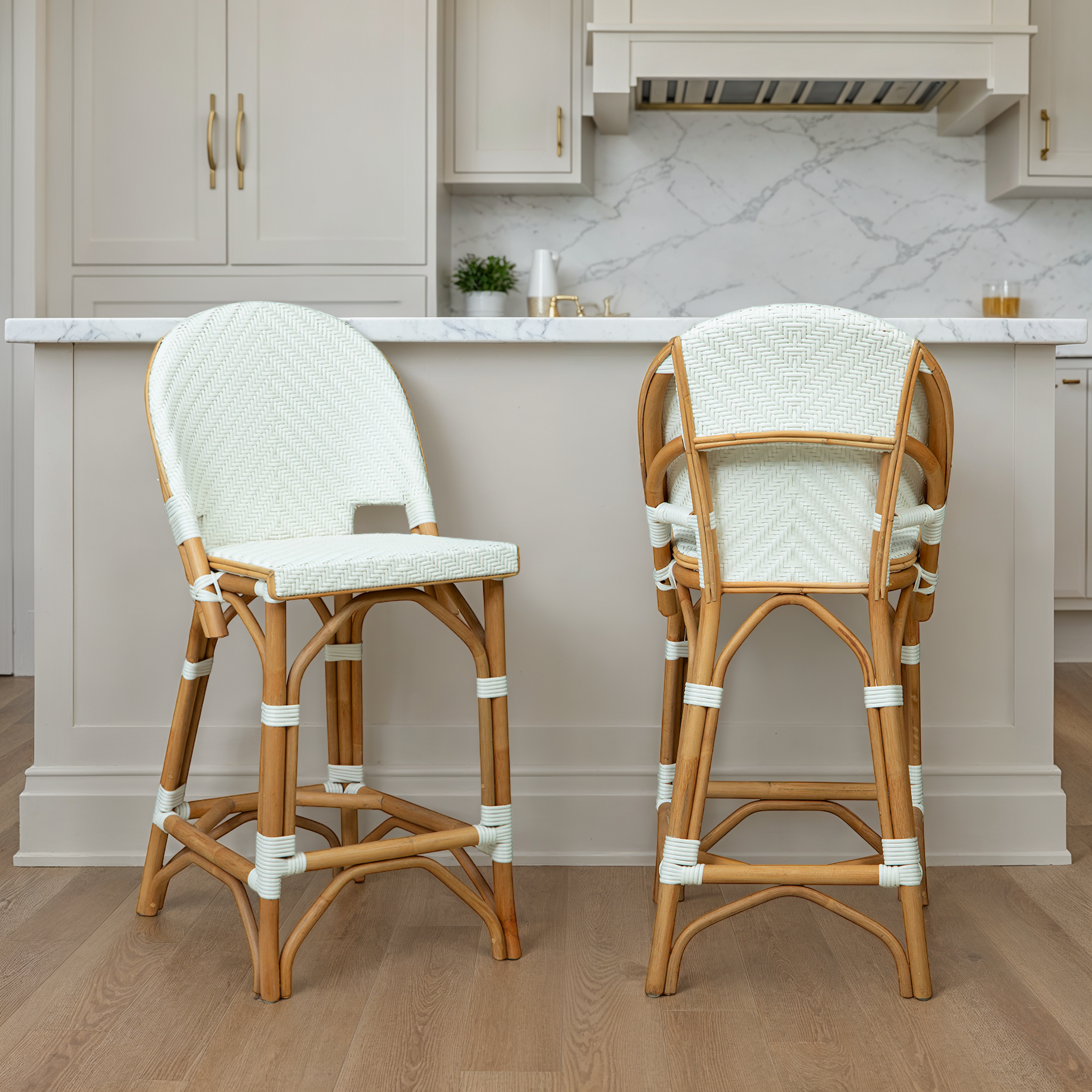 Cayenne Woven Rattan Counter Stool
