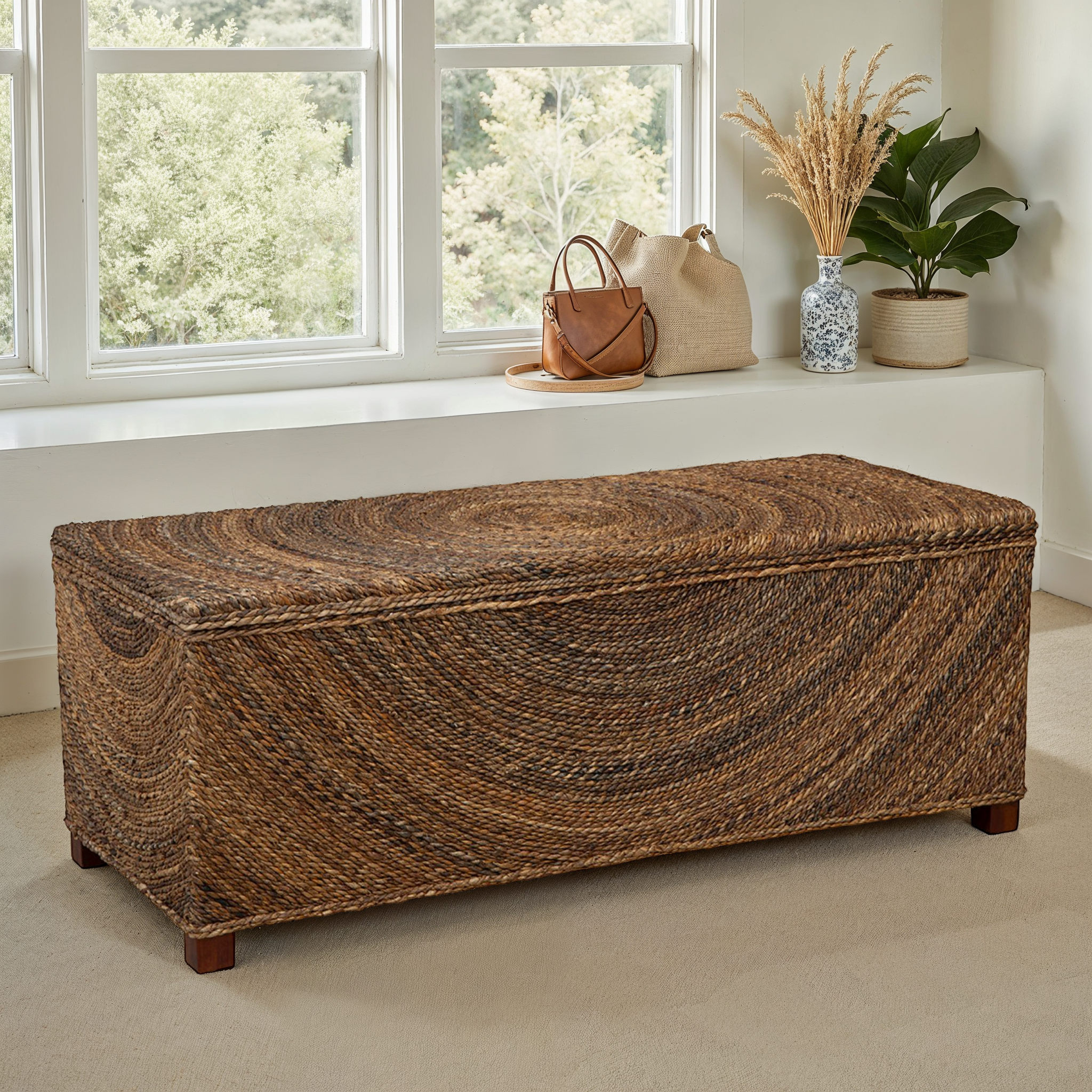 Maria Woven Storage Trunk