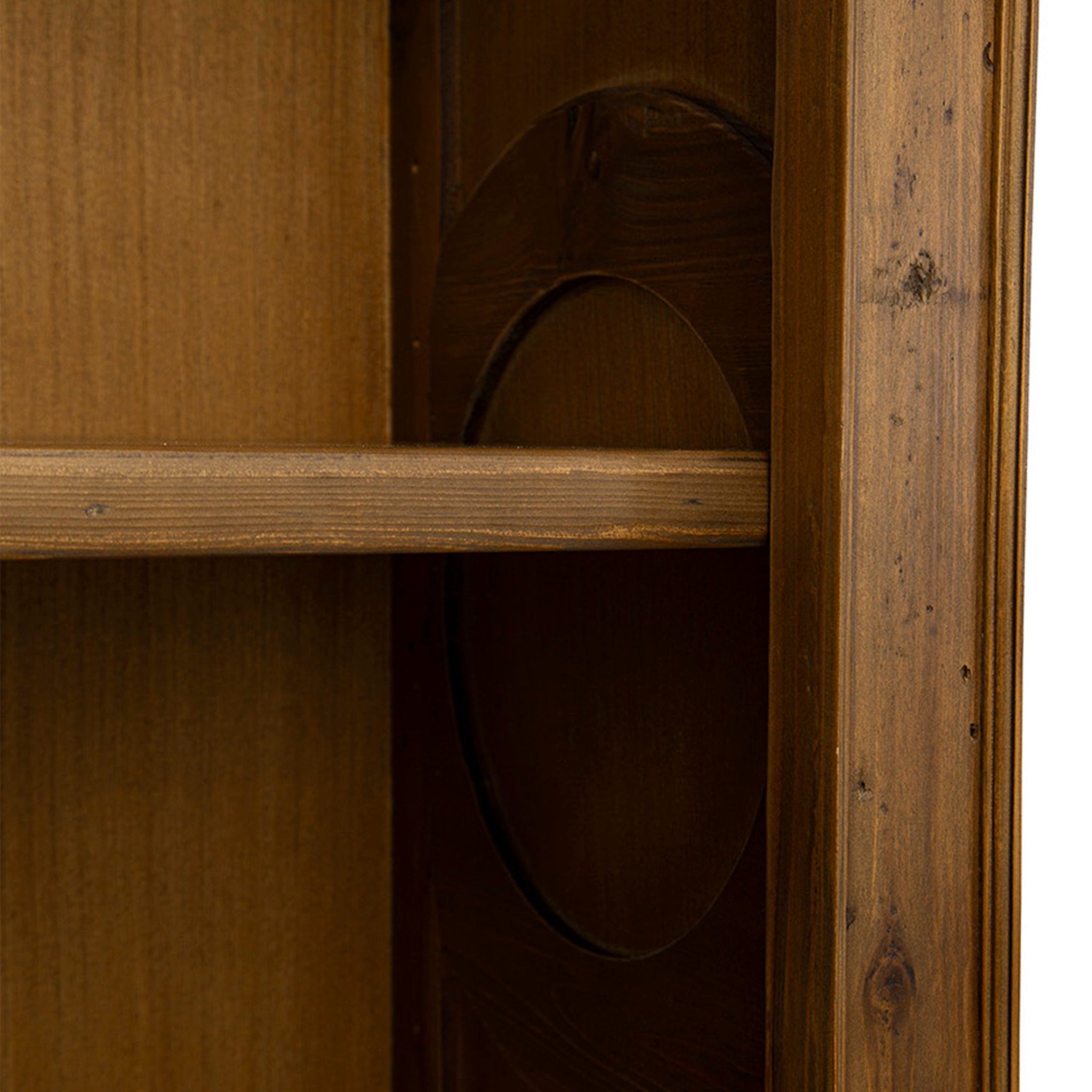 Arlon Carved Wood Bookcase