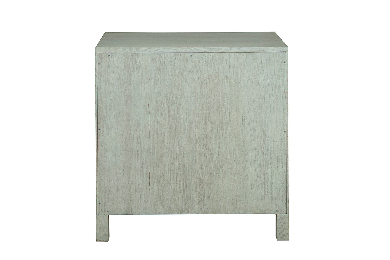 Calliope Whitewashed Wood Chest