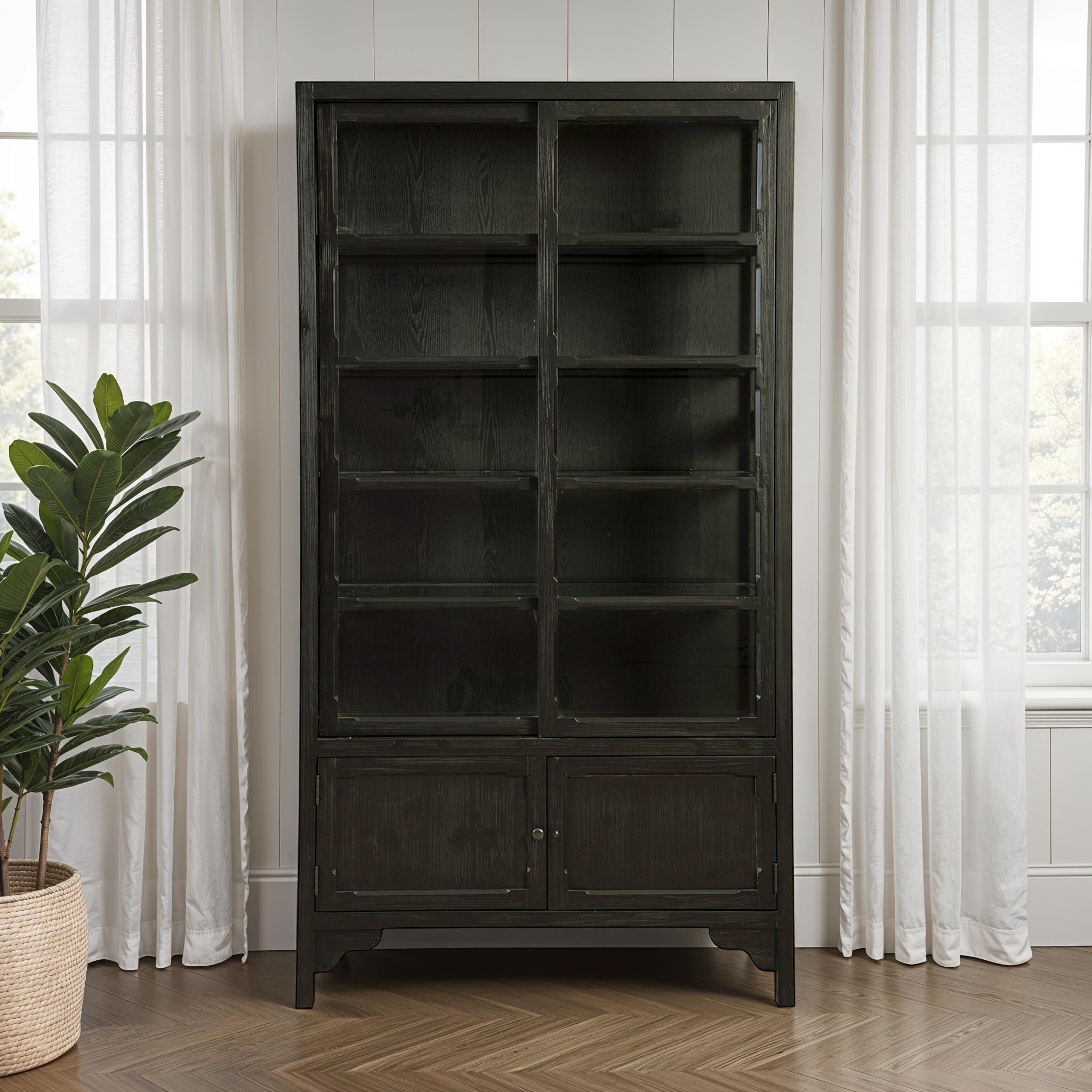 Chifeng Black Wood Cabinet