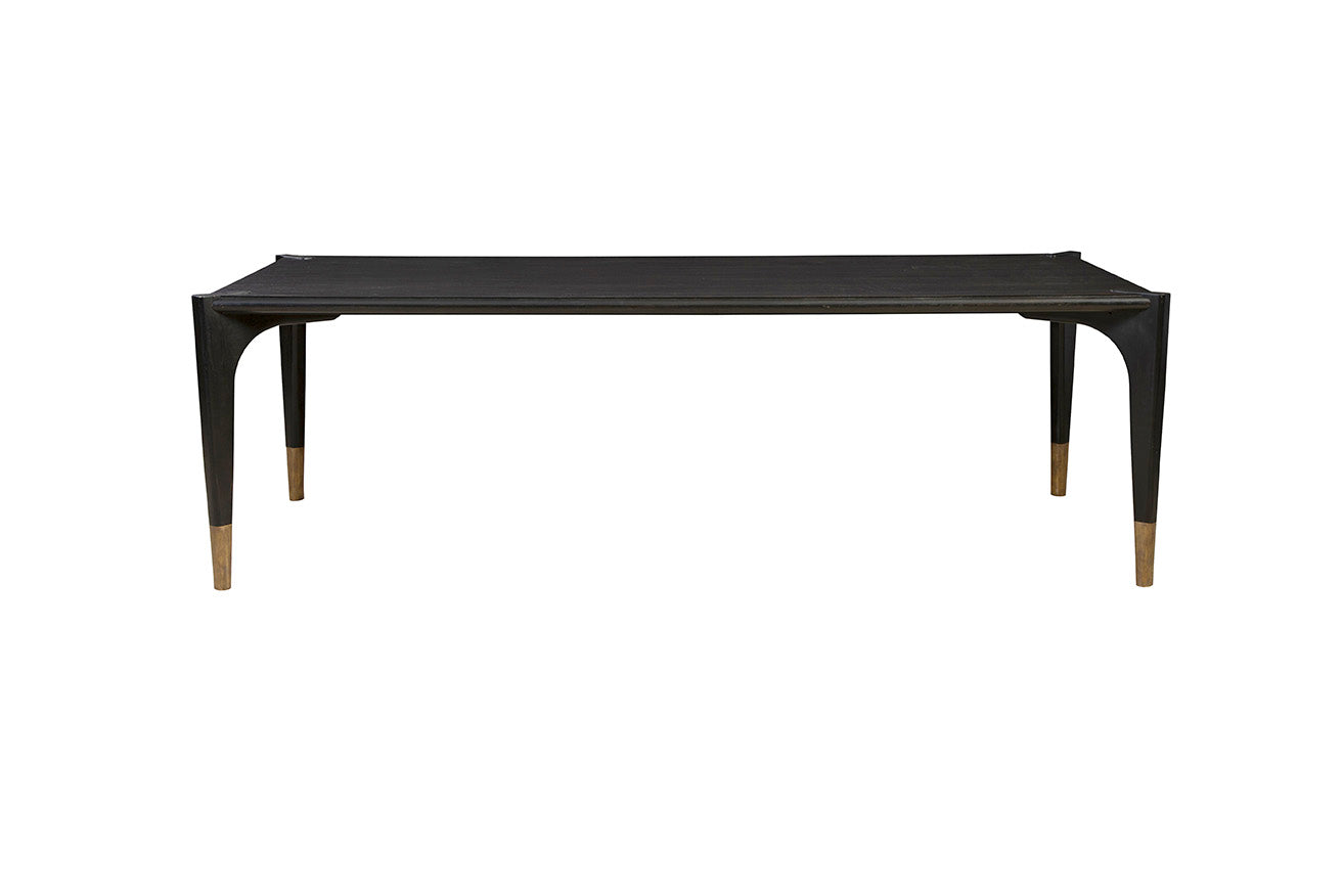 Napean Black Wood Dining Table