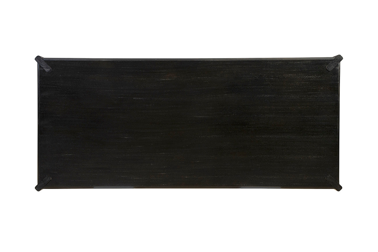 Napean Black Wood Dining Table