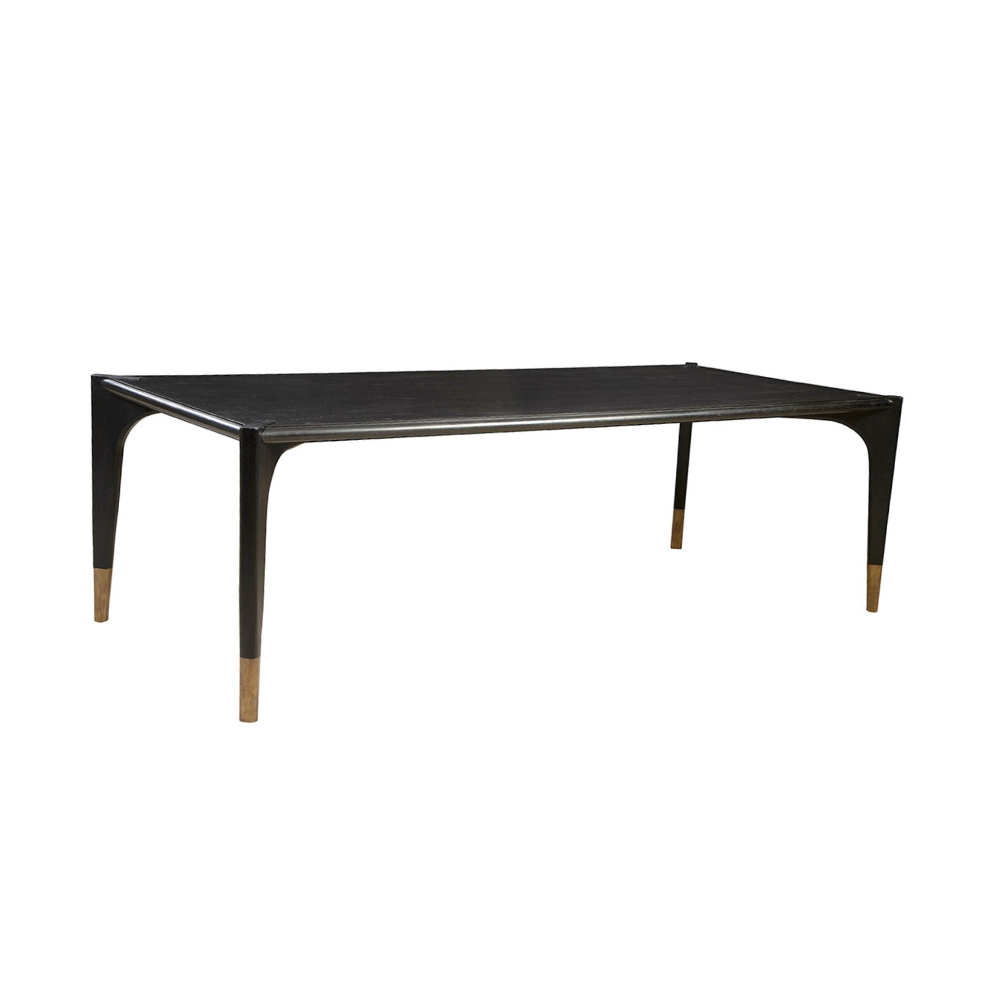 Napean Black Wood Dining Table