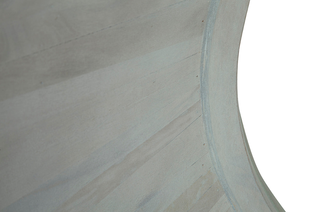 Corvina Wood Round Mirror