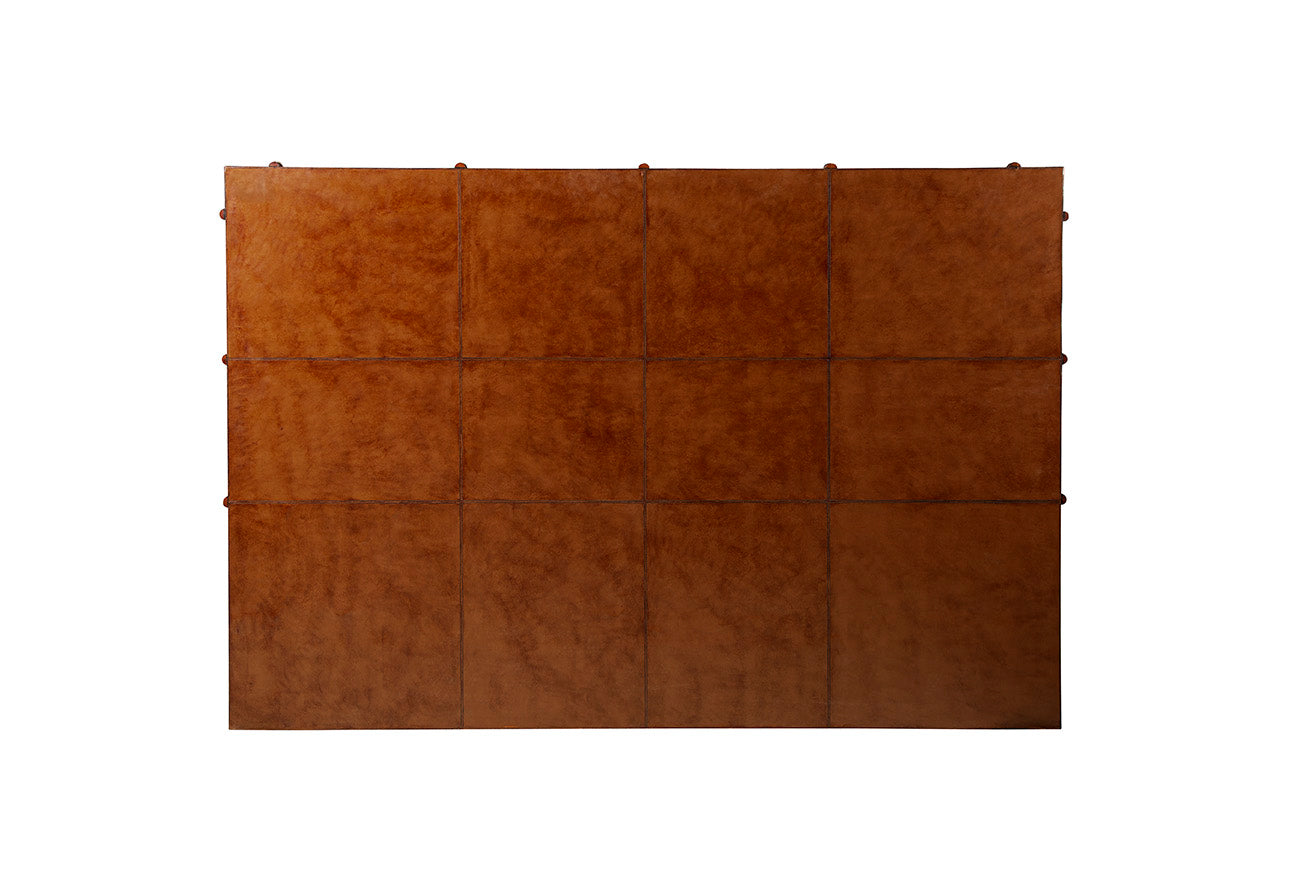 Nottingham Leather Panel Bed