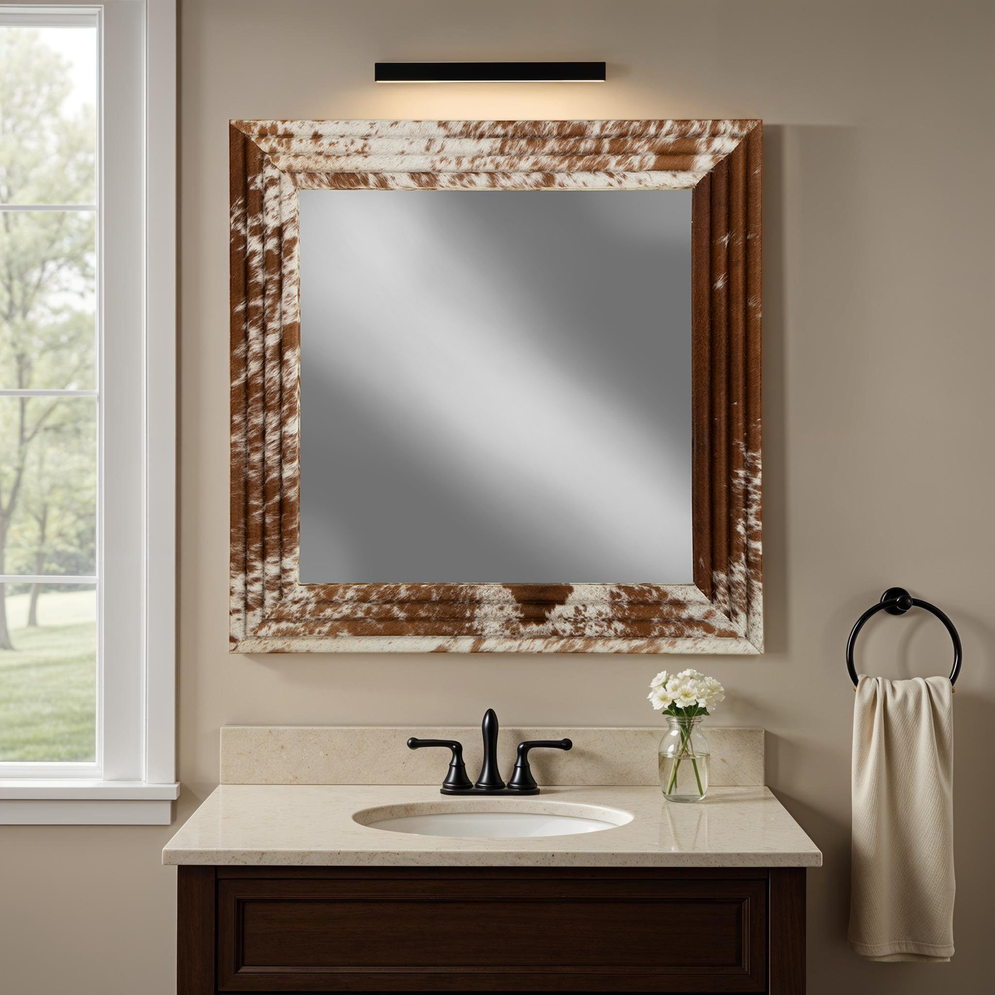 Cervantes Hide Frame Mirror