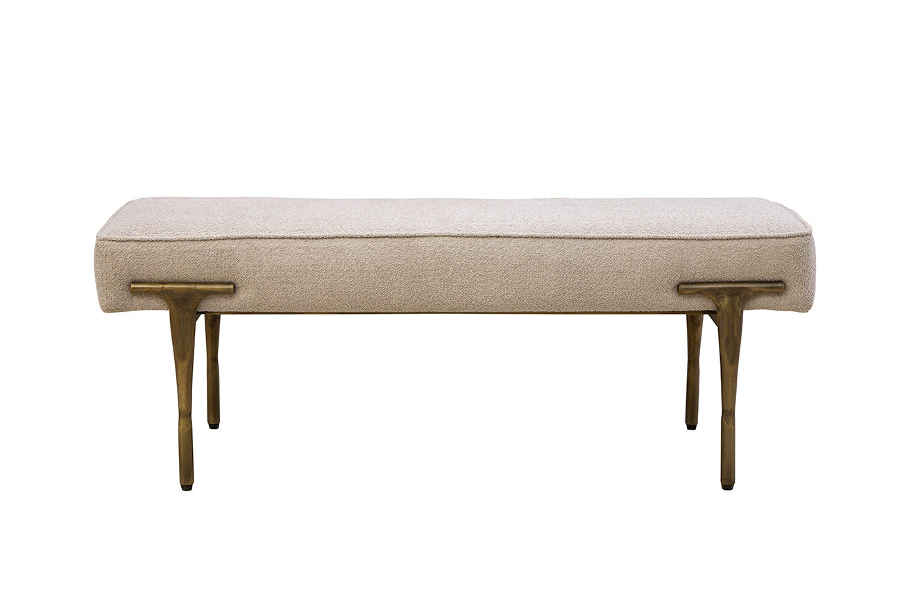 Griffin Boucle Upholstered Bench