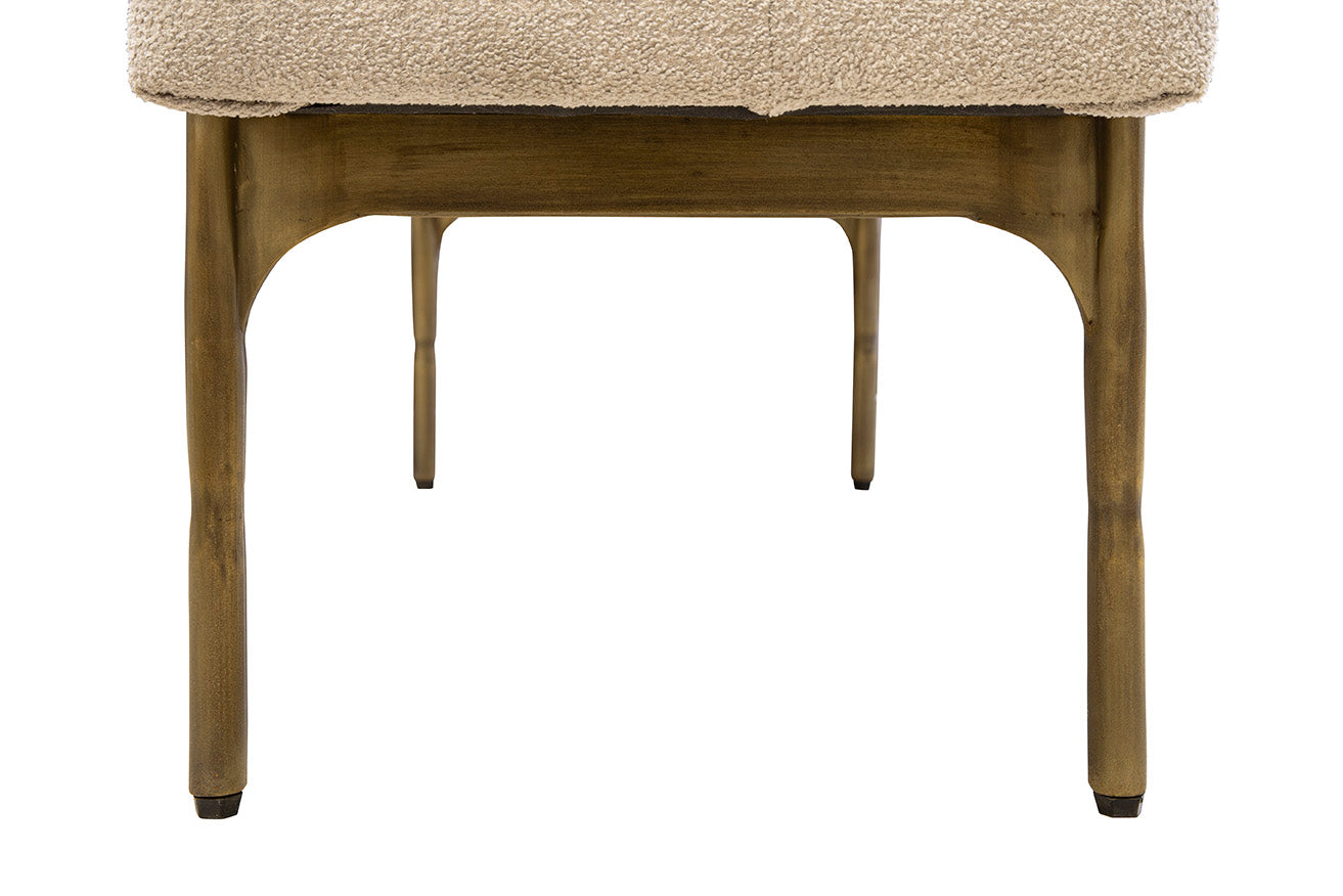 Griffin Boucle Upholstered Bench
